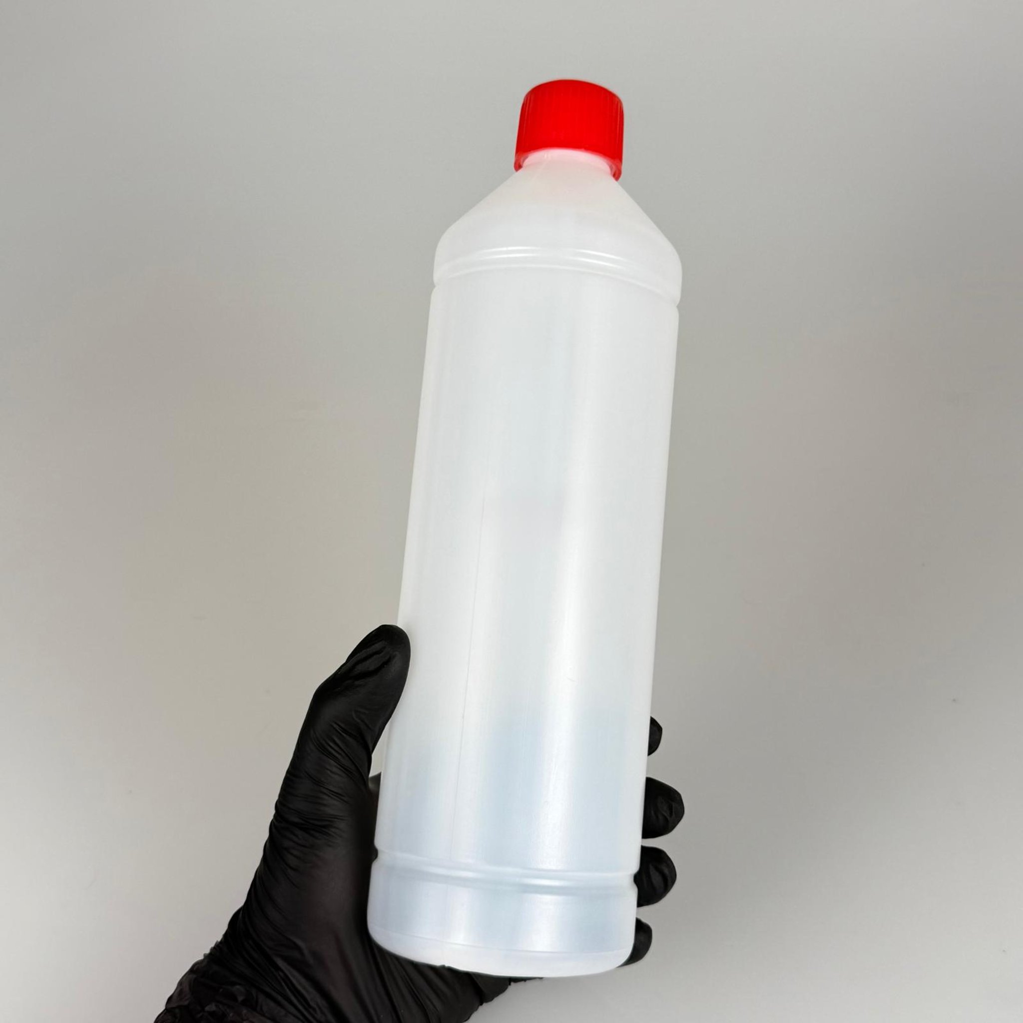 1 LİTRE TİNER ŞİŞESİ - ÇOCUK KİLİTLİ İÇ TIPALI KIRMIZI KAPAKLI - 1000 ML KİMYASALA DAYANIKLI PLASTİK ŞİŞE - 1 LT POLİETİLEN ŞİŞE UZUN