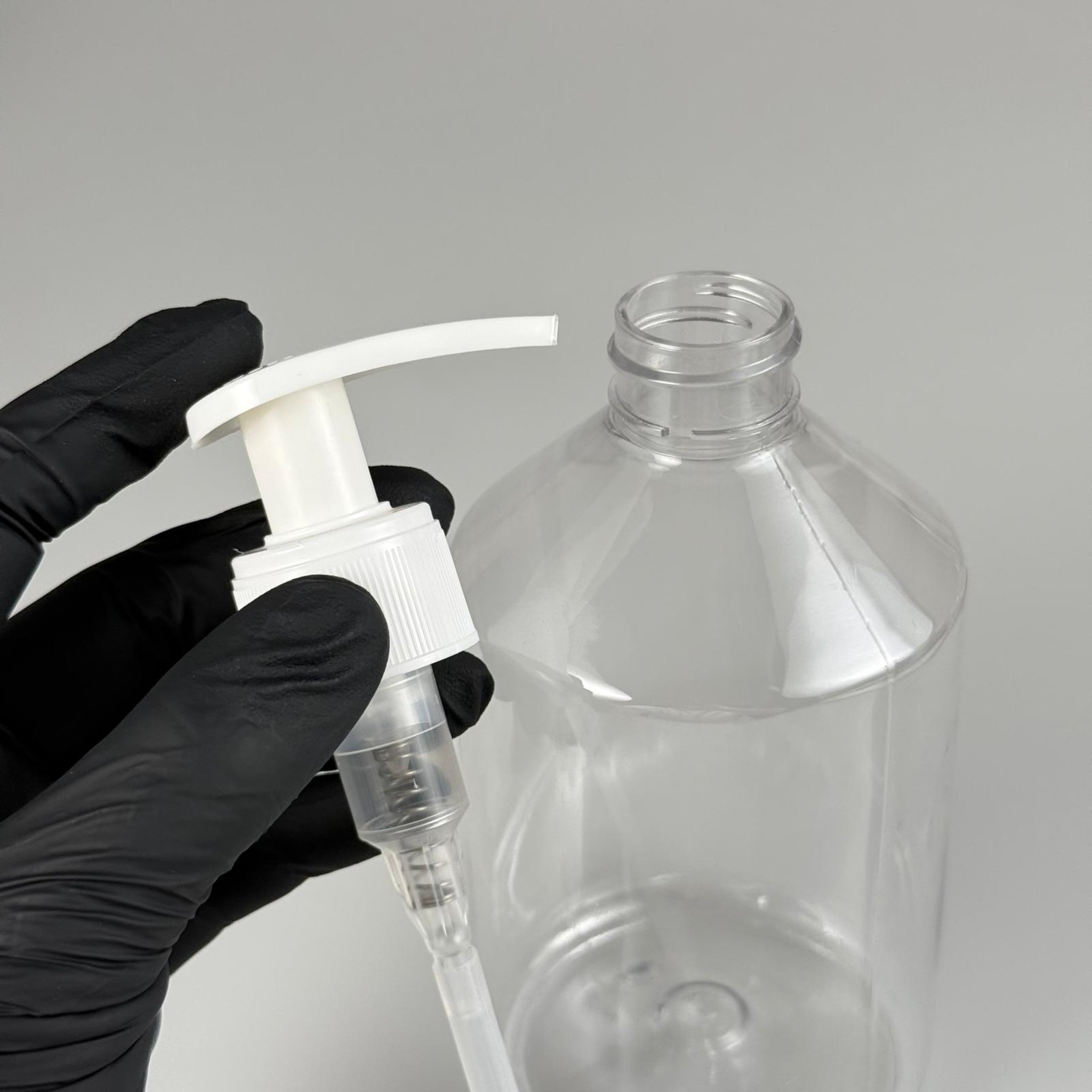 BOŞ SIVI SABUN ŞİŞESİ - 500 ML POMPALI PET ŞİŞE