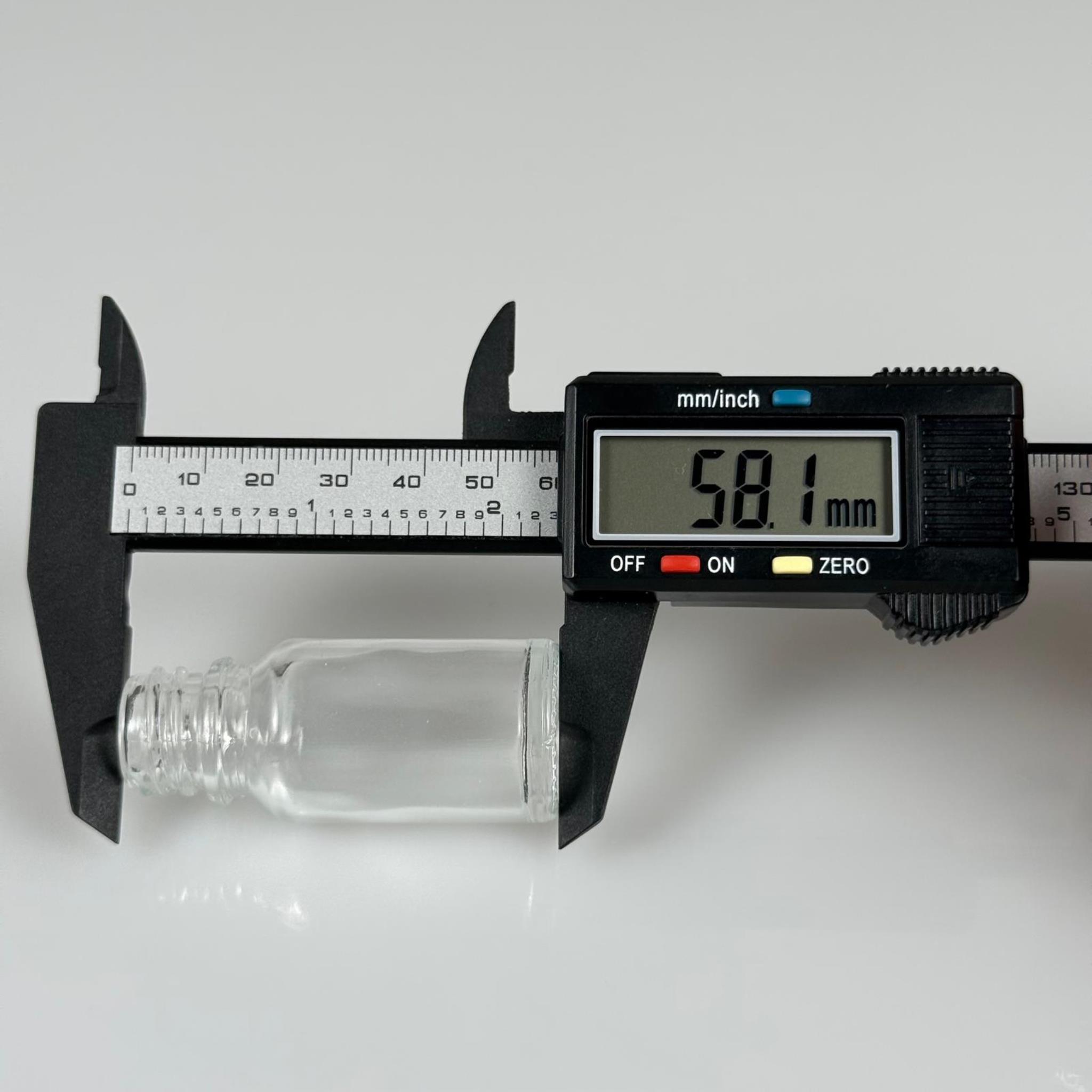 10 CC ŞEFFAF CAM ŞİŞE 18 MM İTHAL