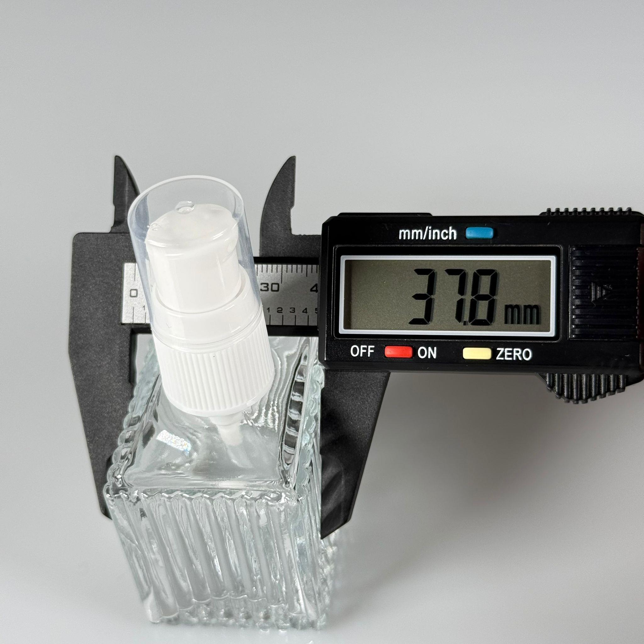 50 CC DESENLİ ÇİZGİLİ CAM ŞİŞE - BEYAZ LOSYON POMPALI - 50 ML PRESTİJLİ ŞİŞE