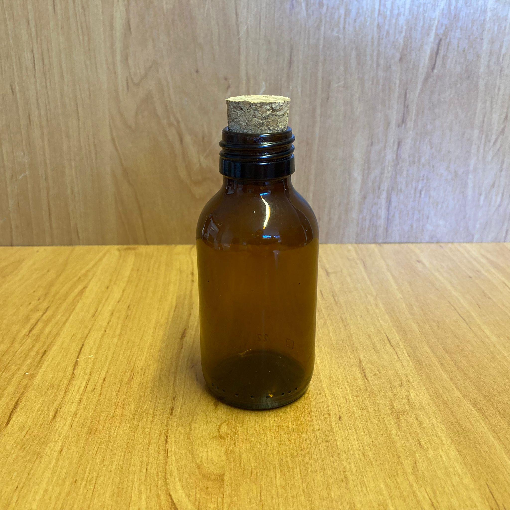 100 CC AMBER CAM ŞİŞE -  MANTAR TIPALI  - 100 ML MANTAR TIPALI KAHVERENGİ ŞİŞE