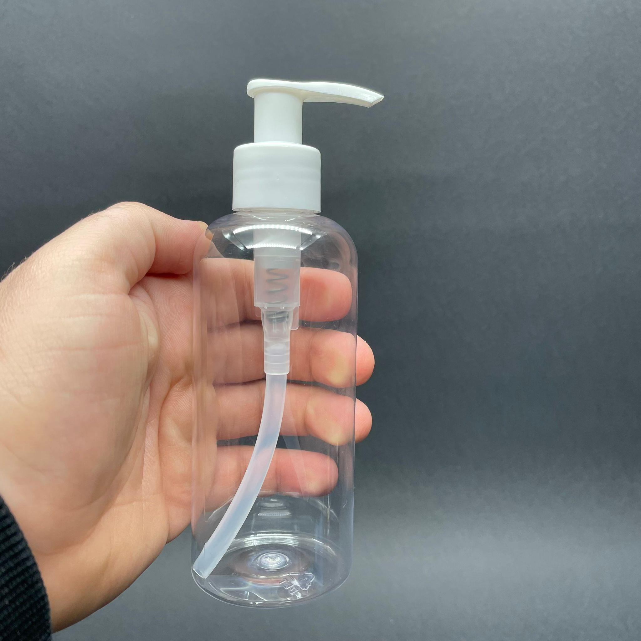 200 CC PET ŞİŞE - BEYAZ POMPALI - 200 ML POMPALI PLASTİK ŞİŞE