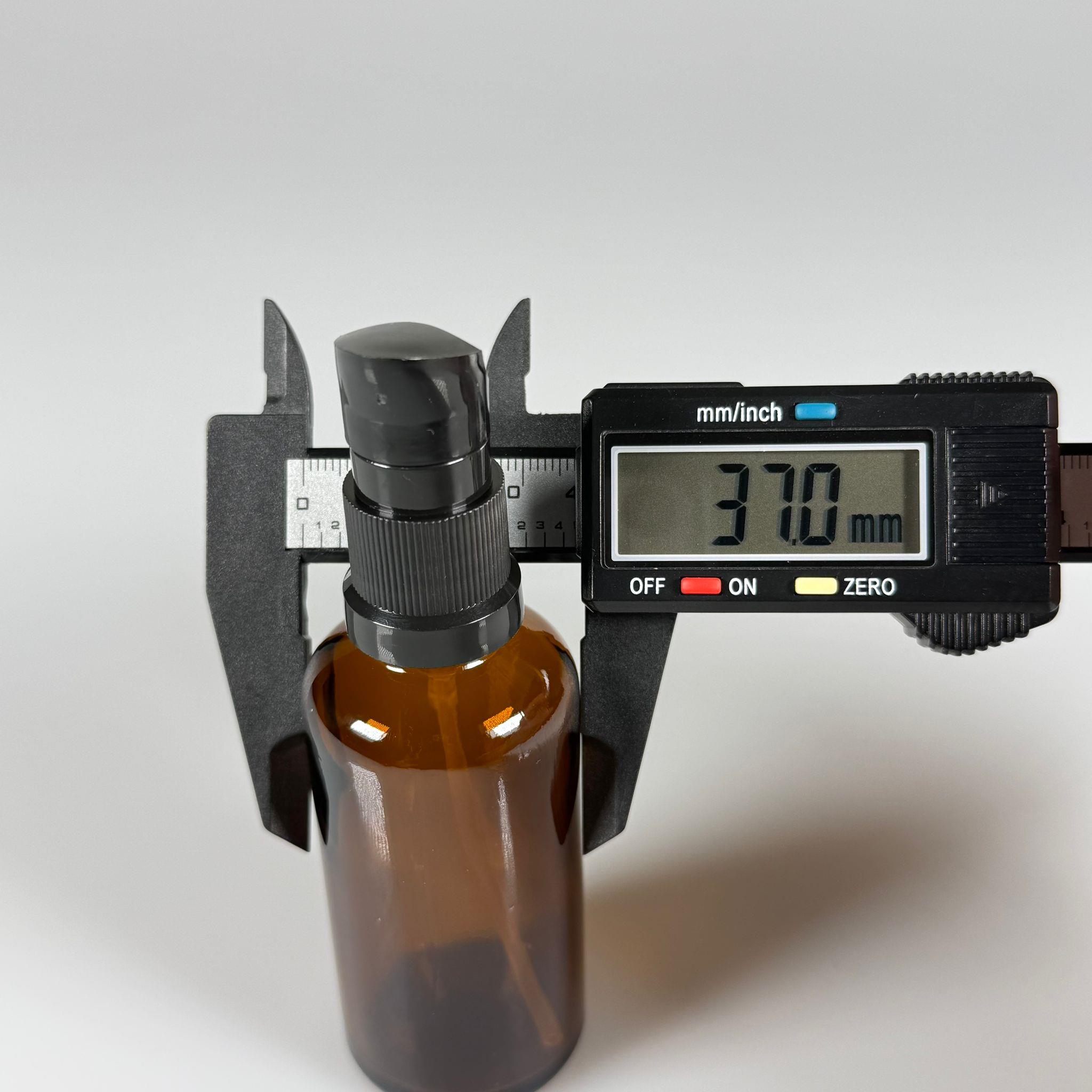 50 CC AMBER CAM ŞİŞE - SIZDIRMAZ ETEKLİ SİYAH LOSYON POMPALI TAKIM - 50 ML LOSYON ŞİŞESİ - YAĞ, KREM GİBİ YOĞUN KIVAMLI SIVILAR İÇİN CAM AMBALAJ