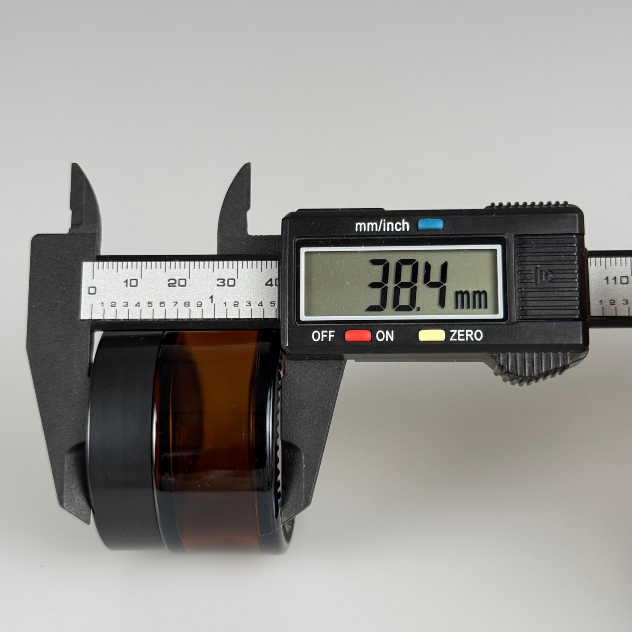 30 CC AMBER CAM KREM KAVANOZU + SİYAH KAPAK + İÇ TIPA - 30 ML Kozmetik ve Bakım Ürünleri İçin Cam Kavanozları