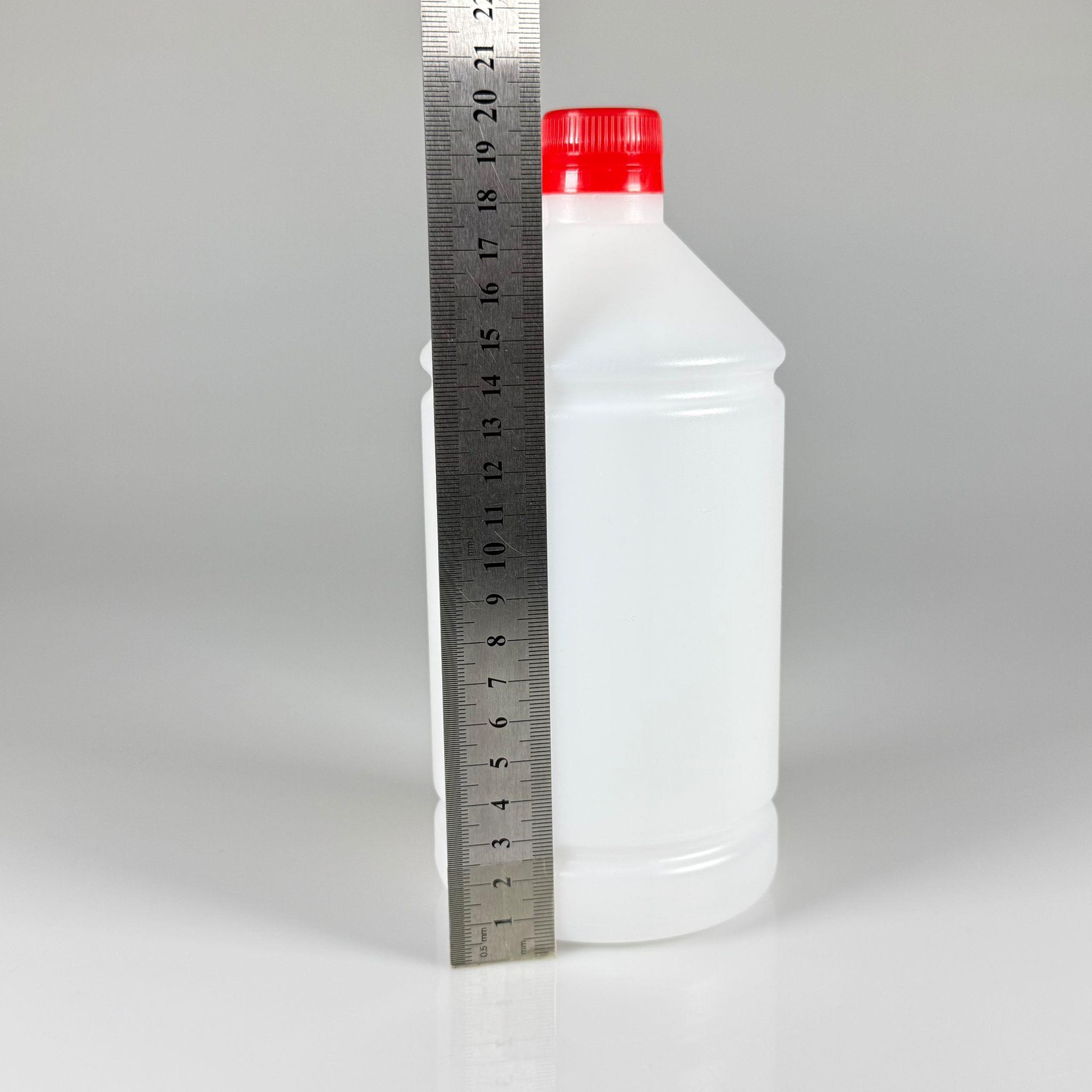 1000 CC TİNER ŞİŞESİ - KIRMIZI KİLİTLİ KAPAKLI - 1000 ML KİMYASALA DAYANIKLI PLASTİK ŞİŞE - 1 LT POLİETİLEN ŞİŞE