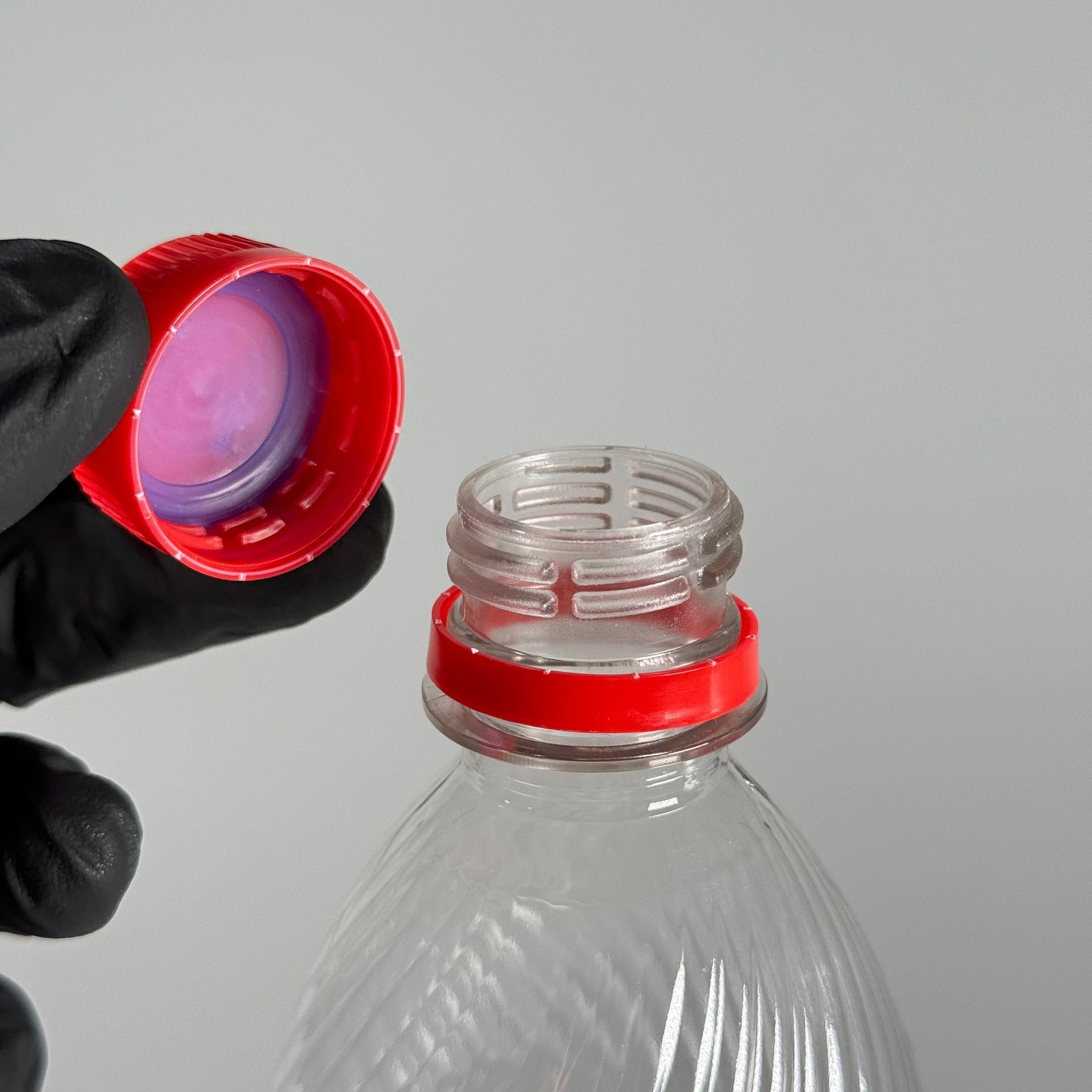 0,75 LT KİLİTLİ KAPAKLI PET ŞİŞE - KIRMIZI KAPAKLI 750 ML BOŞ PET ŞİŞE