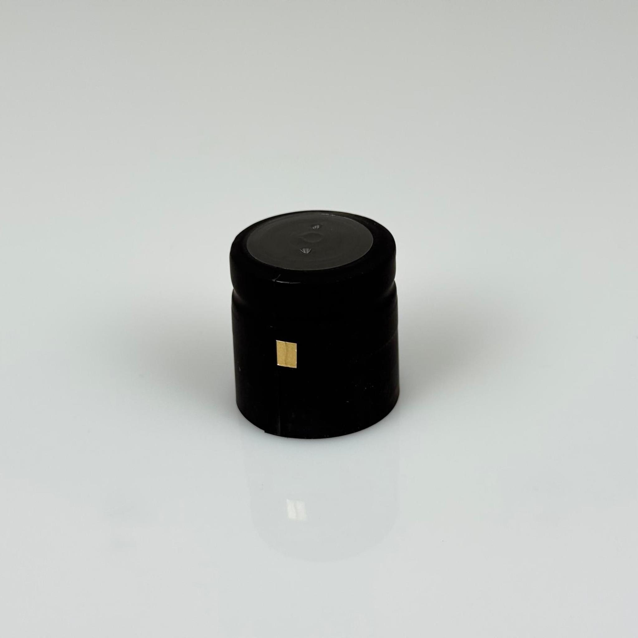 30X32 KAPŞON SİYAH (28 MM AĞIZ CAM ŞİŞELERE, YASSI COLDBREW ŞİŞESİNE UYAR)