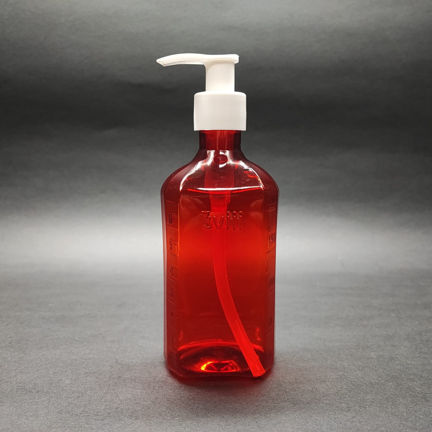 200 CC ÖLÇEKLİ PET ŞİŞE - BEYAZ SIVI SABUN POMPALI - 200 ML VE OZ ÖLÇÜLÜ KIRMIZI PET ŞİŞE