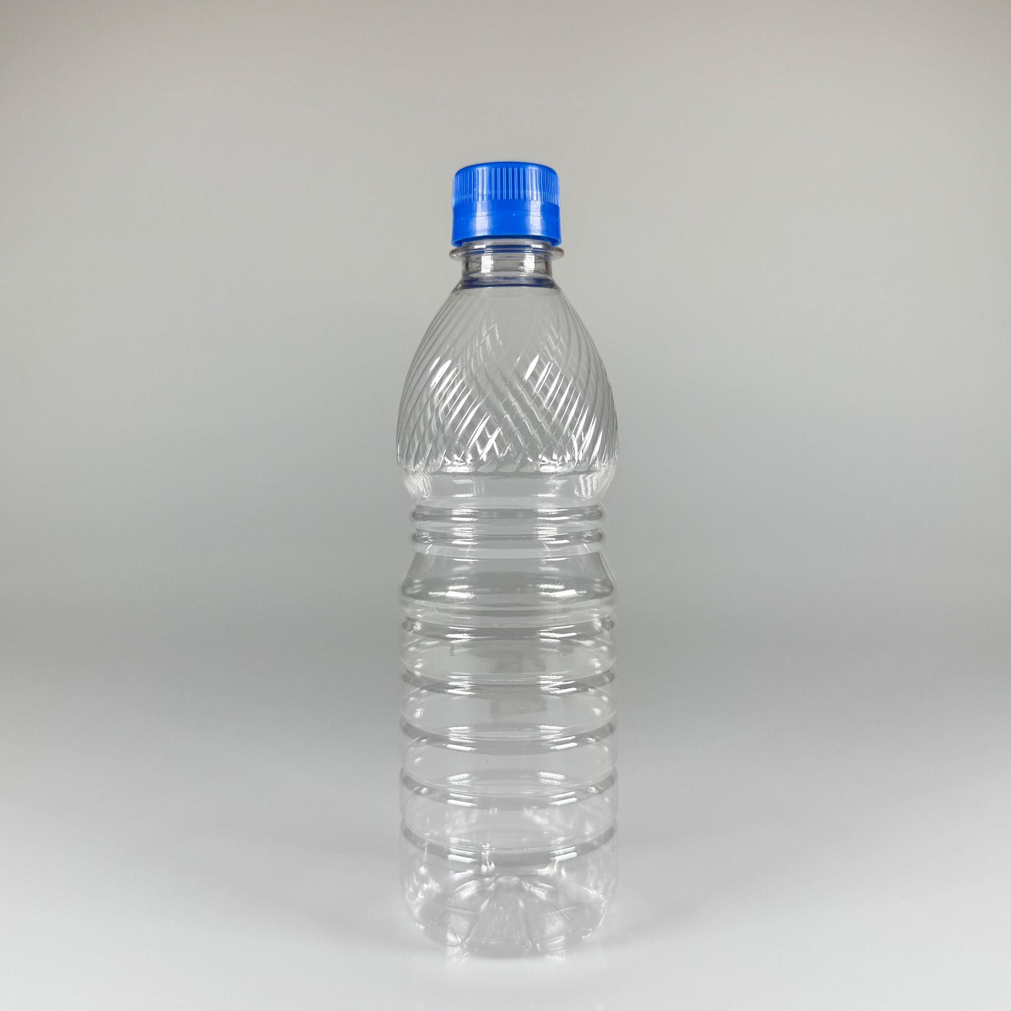 0,5 LT KİLİTLİ KAPAKLI PET ŞİŞE - MAVİ KAPAKLI 500 CC BOŞ PET ŞİŞE