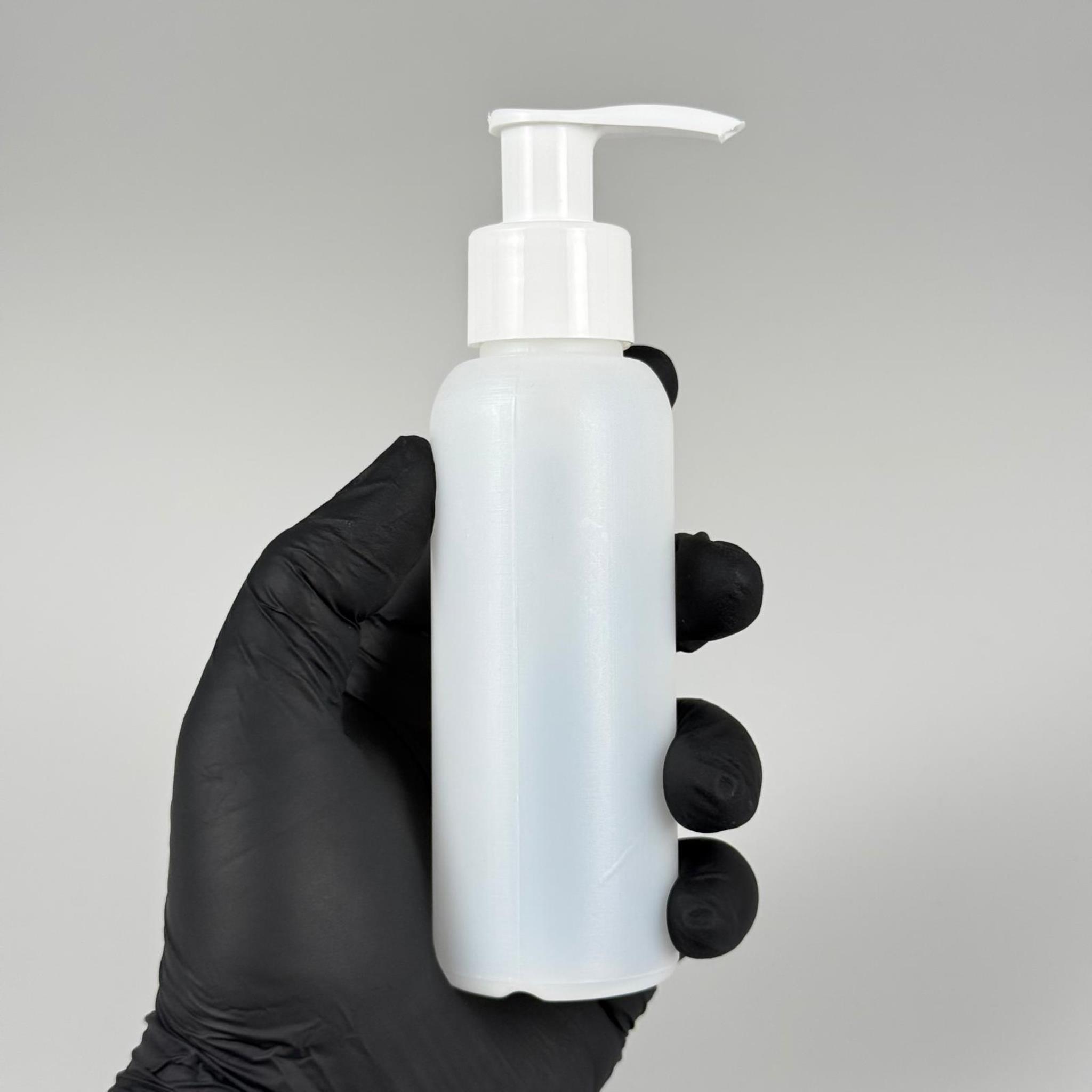 100 CC NATÜREL SERT POLİETİLEN ŞİŞE + BEYAZ POMPALI ( 24 MM ) - 100 ML BEYAZ PLASTİK POMPALI SERT POLİETİLEN ŞİŞE (YOĞUN KIVAMLI SIVILARDA TIKANMAZ)