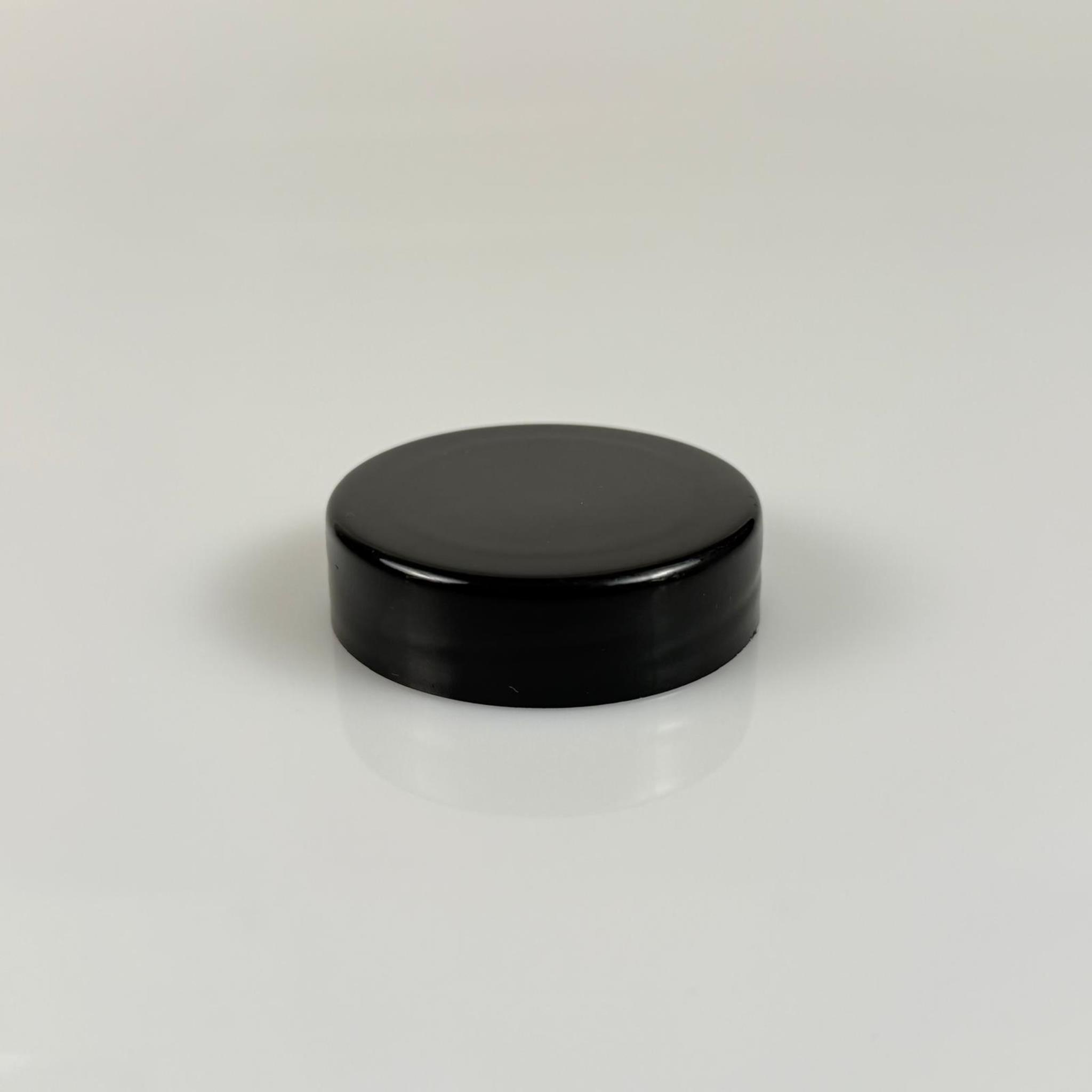 53 MM TWİST-OFF PLASTİK SİYAH KAPAK - 53 MM PLASTİK KAPAK