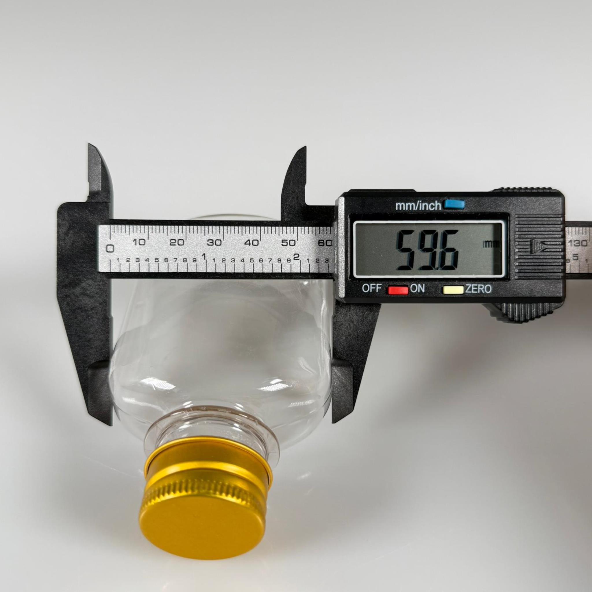 100 ML YASSI METAL KAPAKLI PET ŞİŞE - 100 CC CONTALI GOLD ALÜMİNYUM KAPAKLI PLASTİK ŞİŞE