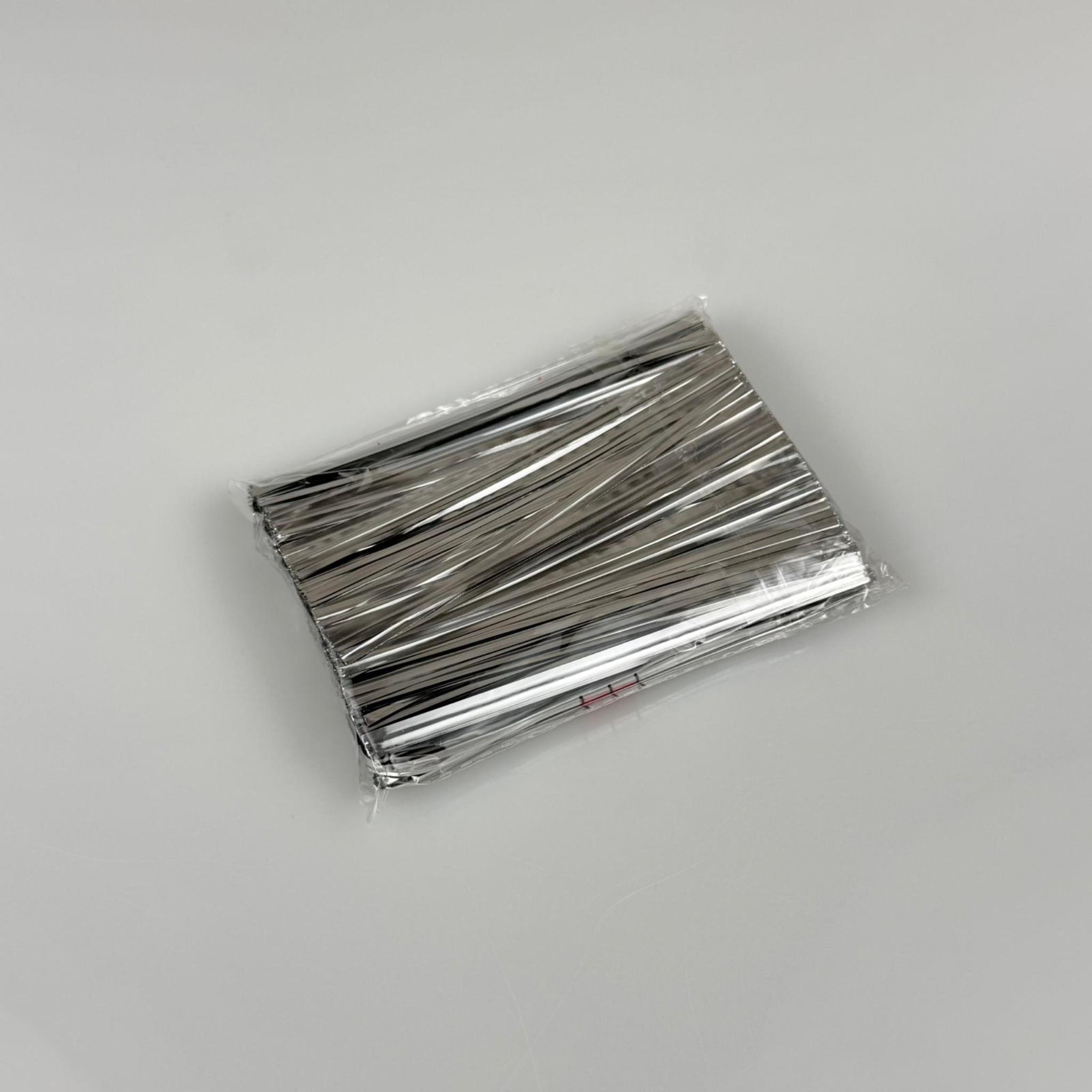 BAĞLAMA TELİ - TEL KLİPS - ETİKET, AMBALAJLAMA, EKMEK POŞETİ BAĞLAMA TELİ VB İÇİN METAL TUTKAÇ - 500 LÜ PAKET