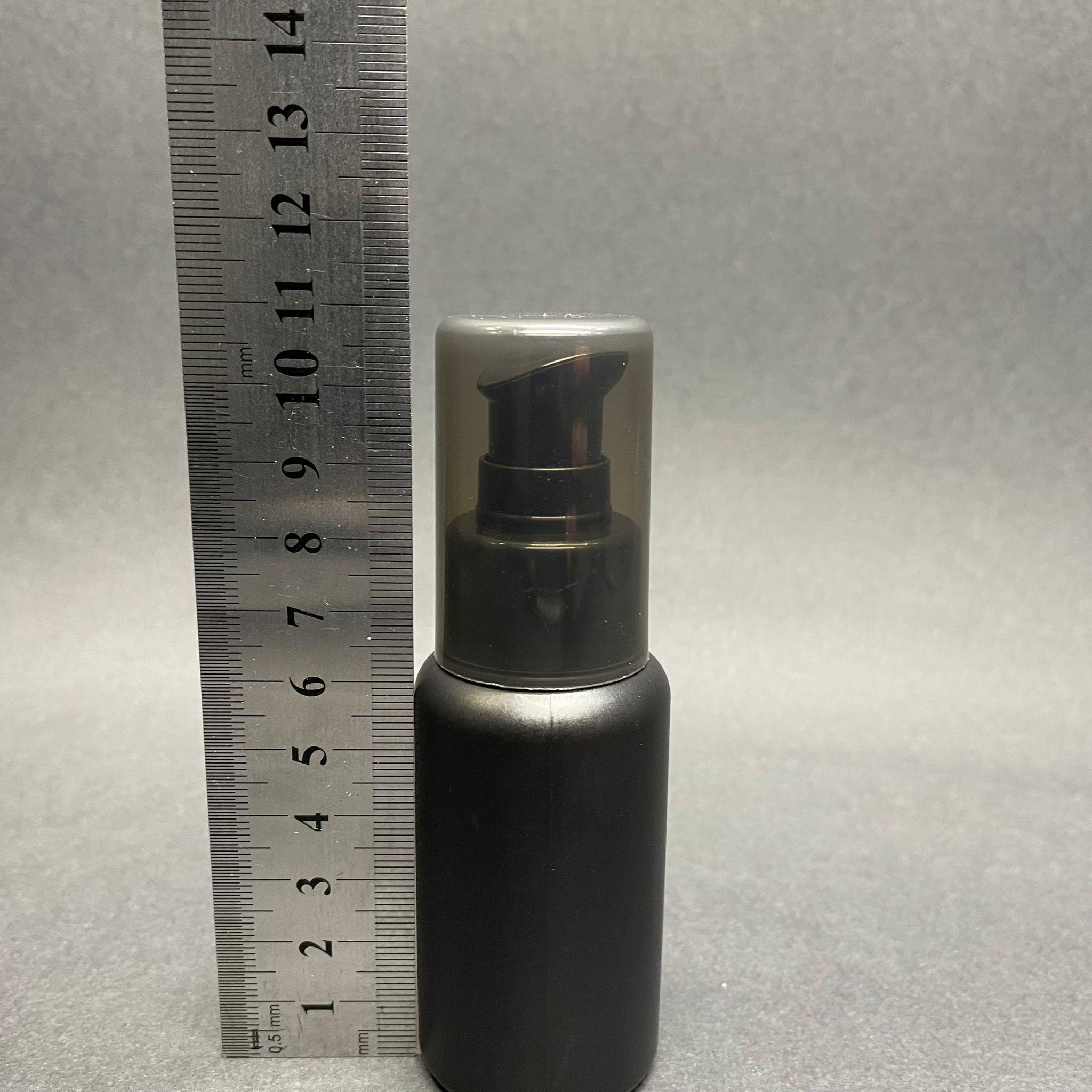 50 CC SİYAH POLİETİLEN PLASTİK ŞİŞE - SİYAH  LOSYON POMPALI - 50 ML POMPALI PLASTİK ŞİŞE