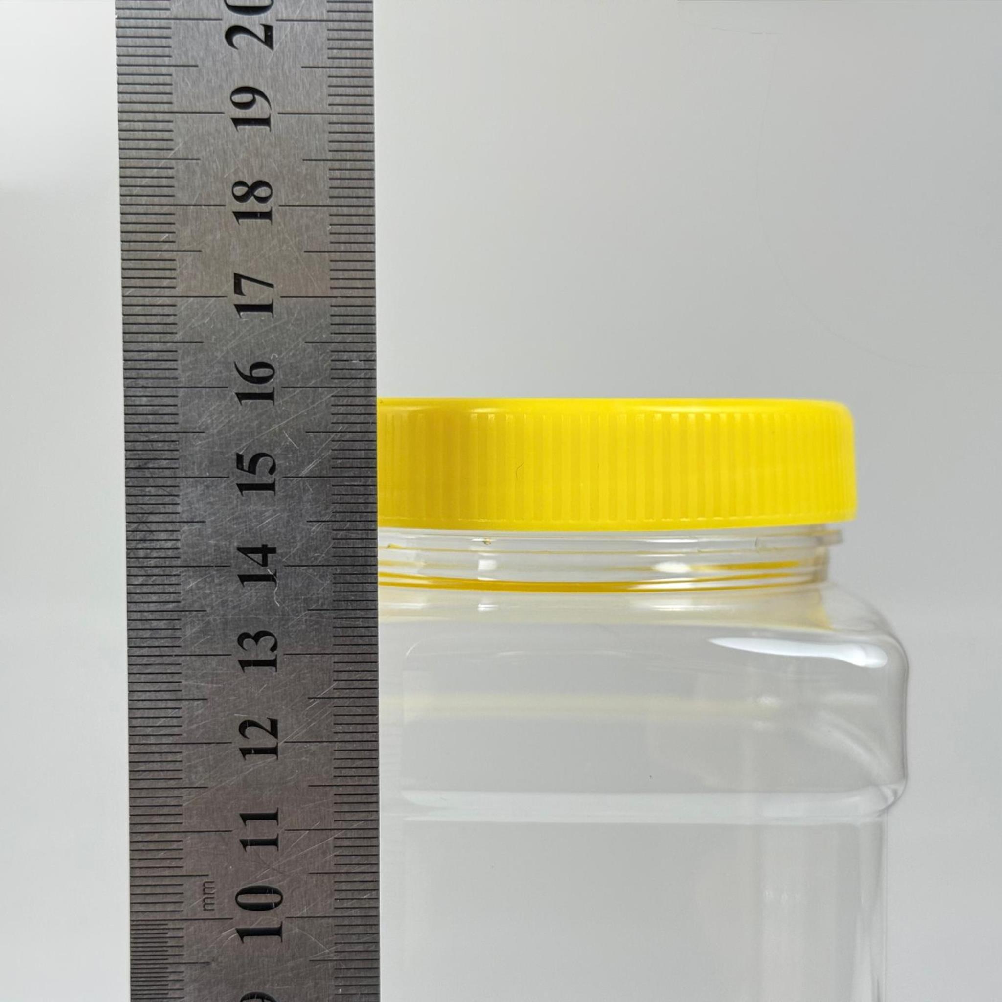1000 CC DOMBY KARE PET KAVANOZ - 1 LİTRE SIZDIRMAZ KAPAKLI PLASTİK KAVANOZ - TURŞU, ZEYTİN, KURUYEMİŞ, BAHARAT KAVANOZLARI VB ALANLARDA KULLANILABİLİR