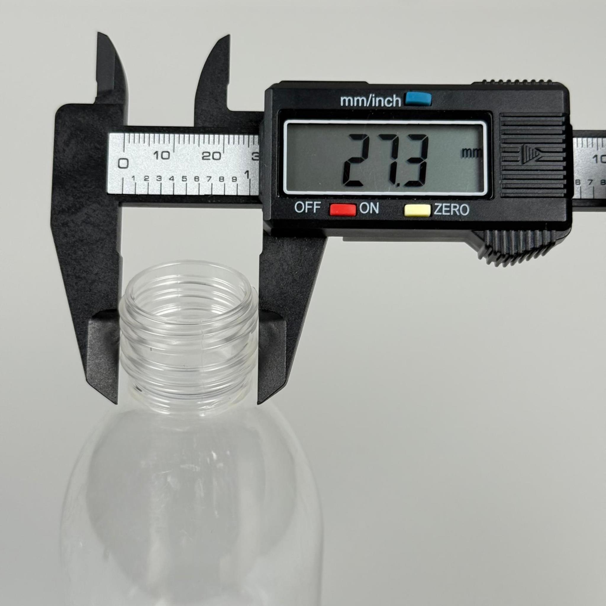 250 CC FRANSIZ MODEL ŞEFFAF PET ŞİŞE - KAPAKSIZ (28 AĞIZ) - 250 ML KALIN PET ŞİŞE