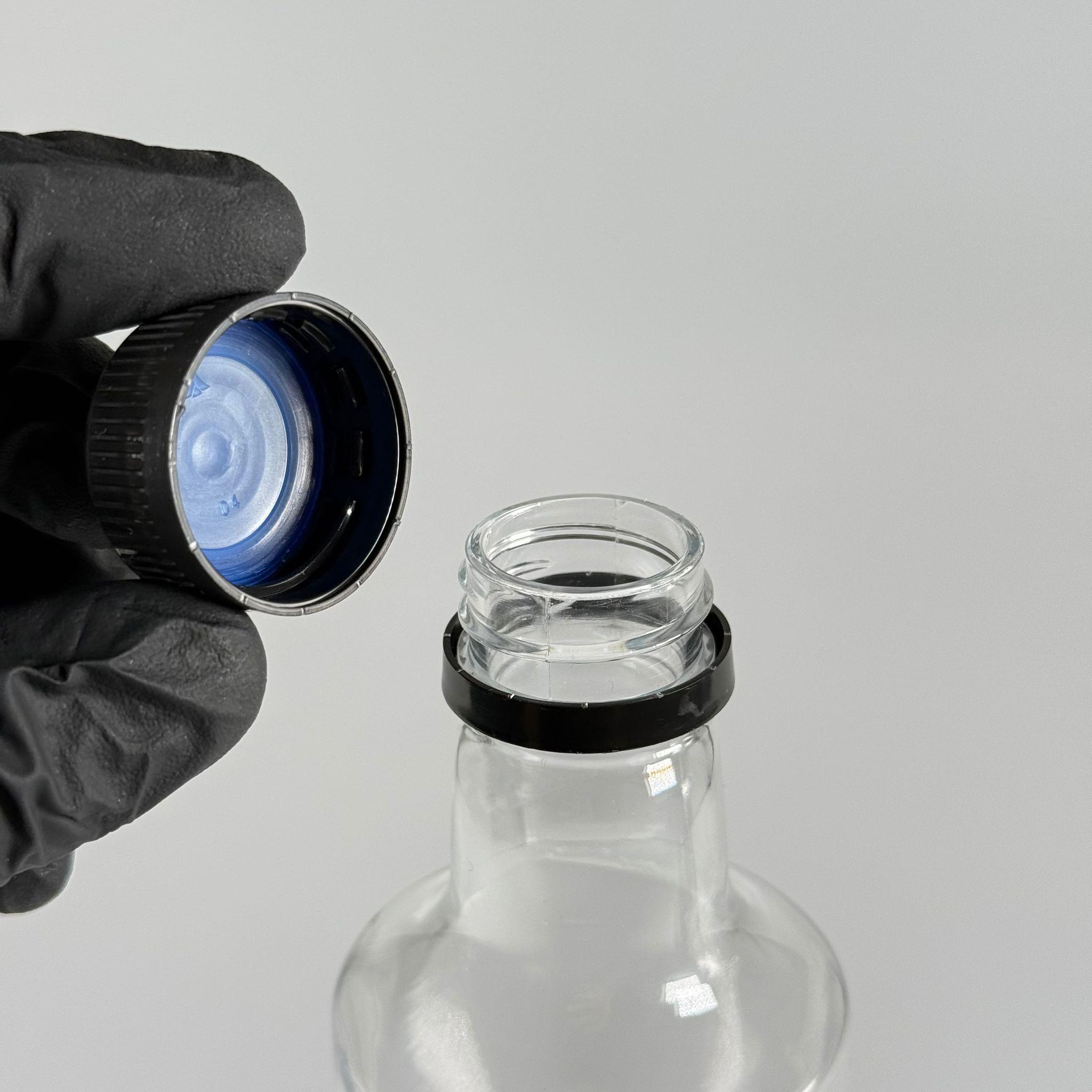 500 CC DORİKA SİLİNDİR PET ŞİŞE - CONTALI KİLİTLİ SİYAH KAPAKLI -  (60 GR) CAM GÖRÜNÜMLÜ SERT KALIN KIRILMAZ 500 ML SİLİNDİR PLASTİK ŞİŞE