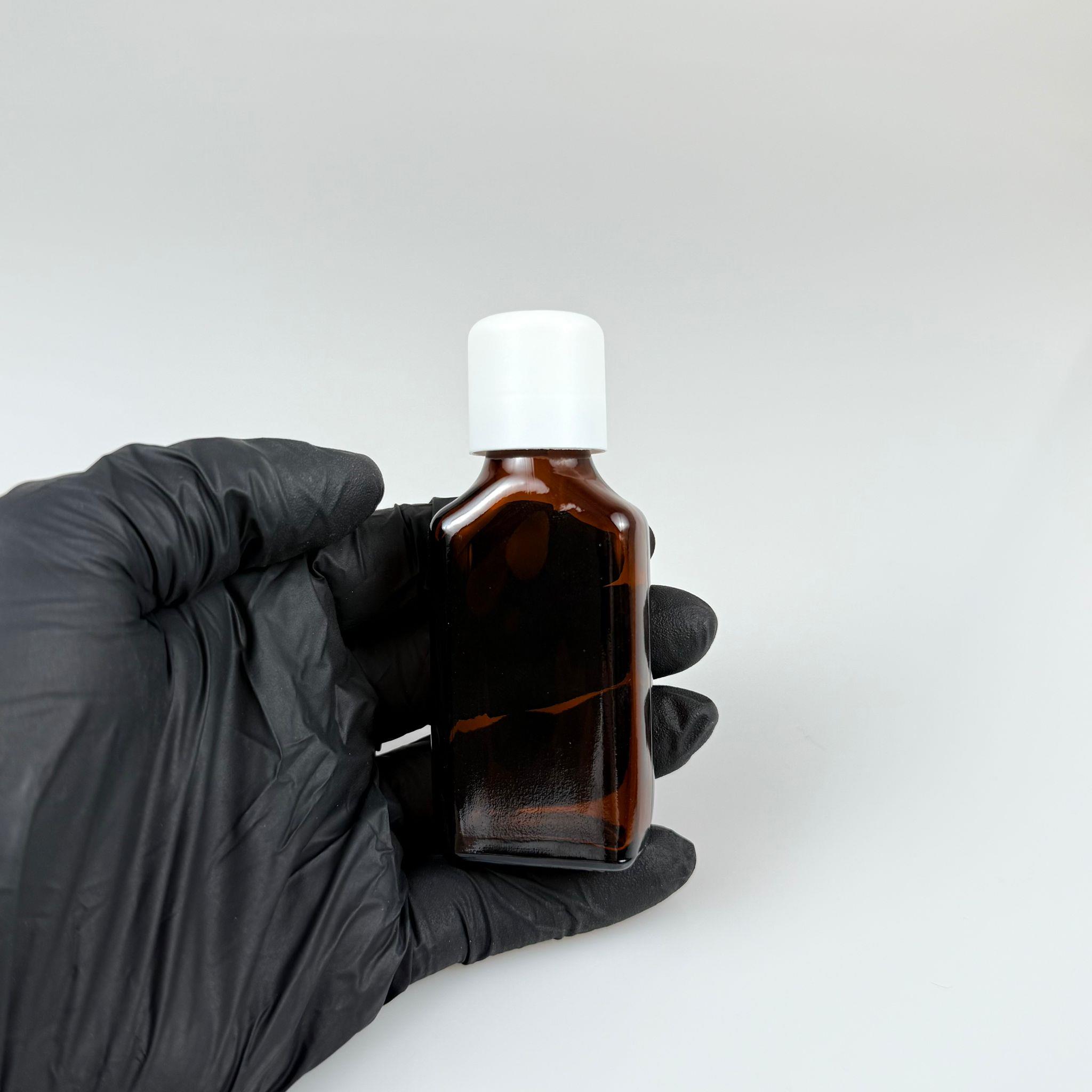30 CC AMBER YASSI CAM ŞİŞE + İÇTEN DAMLALIKLI ÇOCUK KİLİTLİ BEYAZ KAPAK - KAHVERENGİ 30 ML KİLİT KAPAKLI DAMLATMALI ŞİŞE