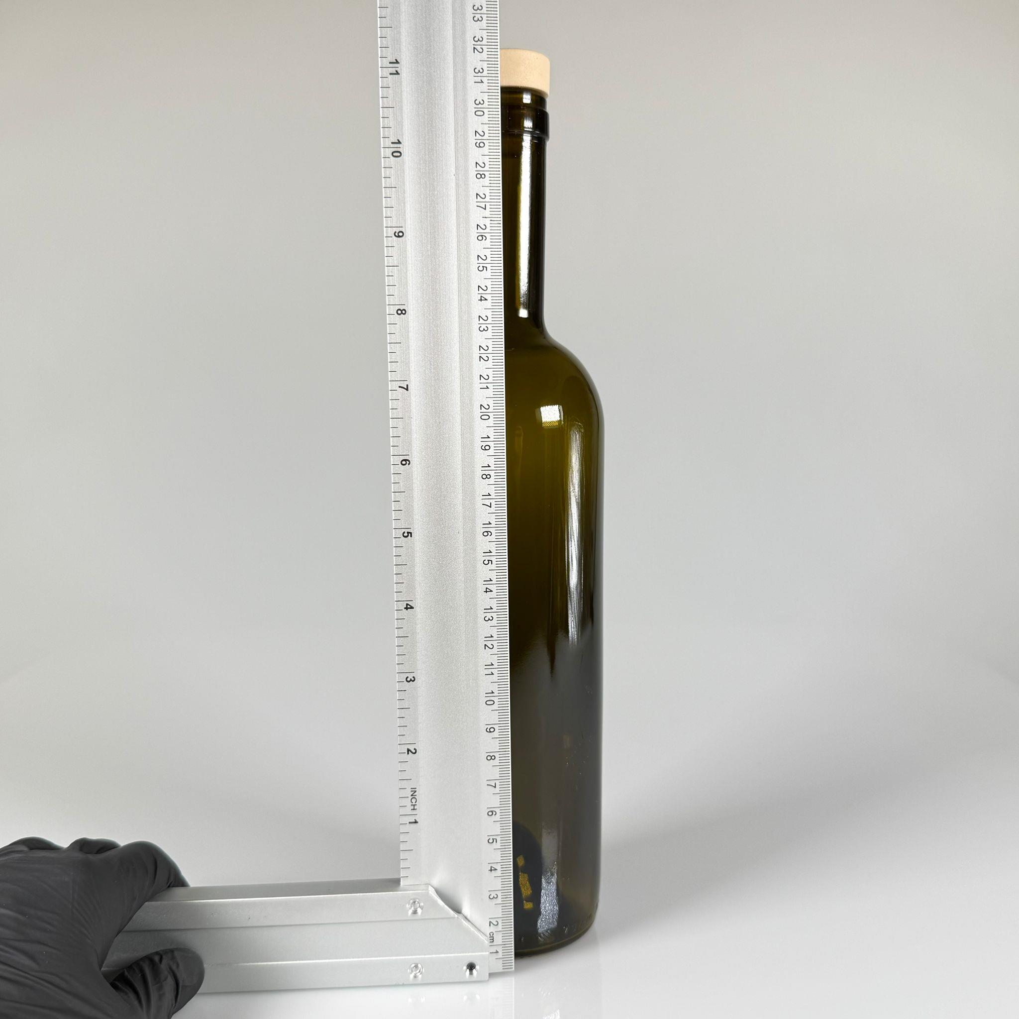 750 CC YAĞDANLIK YEŞİL CAM ŞİŞE + AHŞAP GÖRÜNÜMLÜ SENTETİK MANTAR TIPA - 750  ML TIPALI CAM ŞİŞE