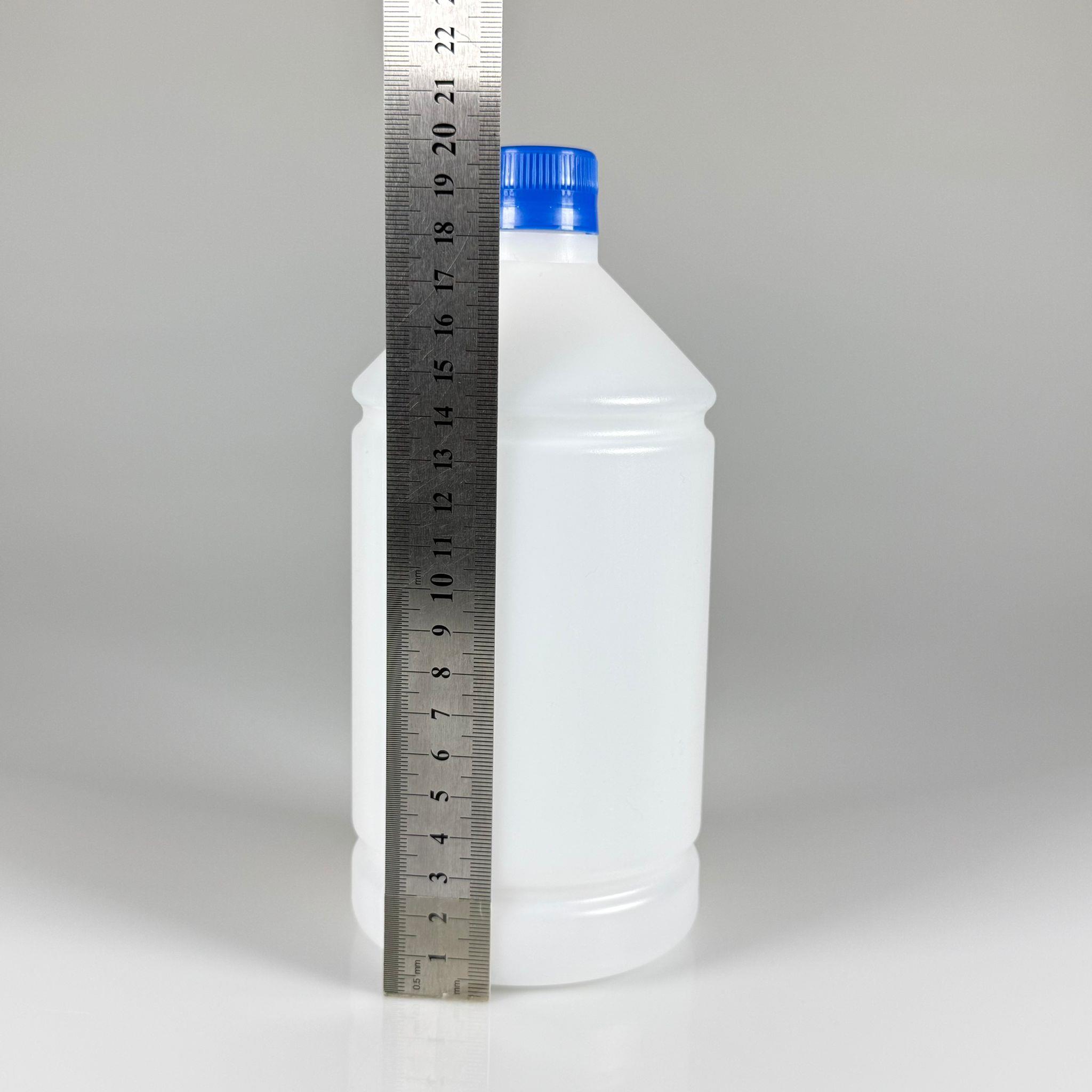 1000 CC TİNER ŞİŞESİ - MAVİ KİLİTLİ KAPAKLI - 1000 ML KİMYASALA DAYANIKLI PLASTİK ŞİŞE - 1 LT POLİETİLEN ŞİŞE