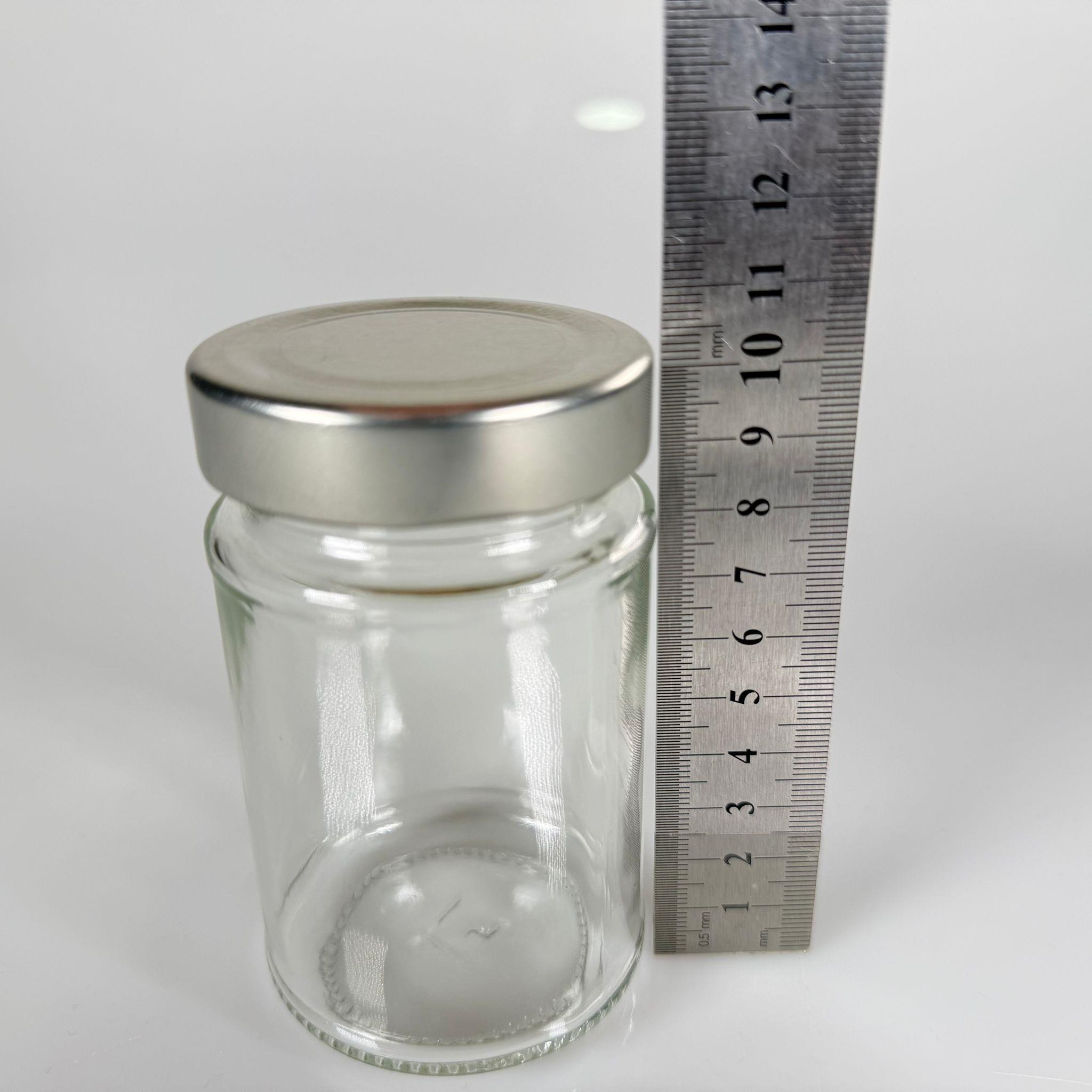 220 CC ALMAN ERGO KAVANOZ - GÜMÜŞ METAL KAPAKLI - 220 ML DERİN KAPAKLI VASO PESTI BARİLLA CAM KAVANOZ - ŞİŞECAM ÜRÜN KODU: 100822