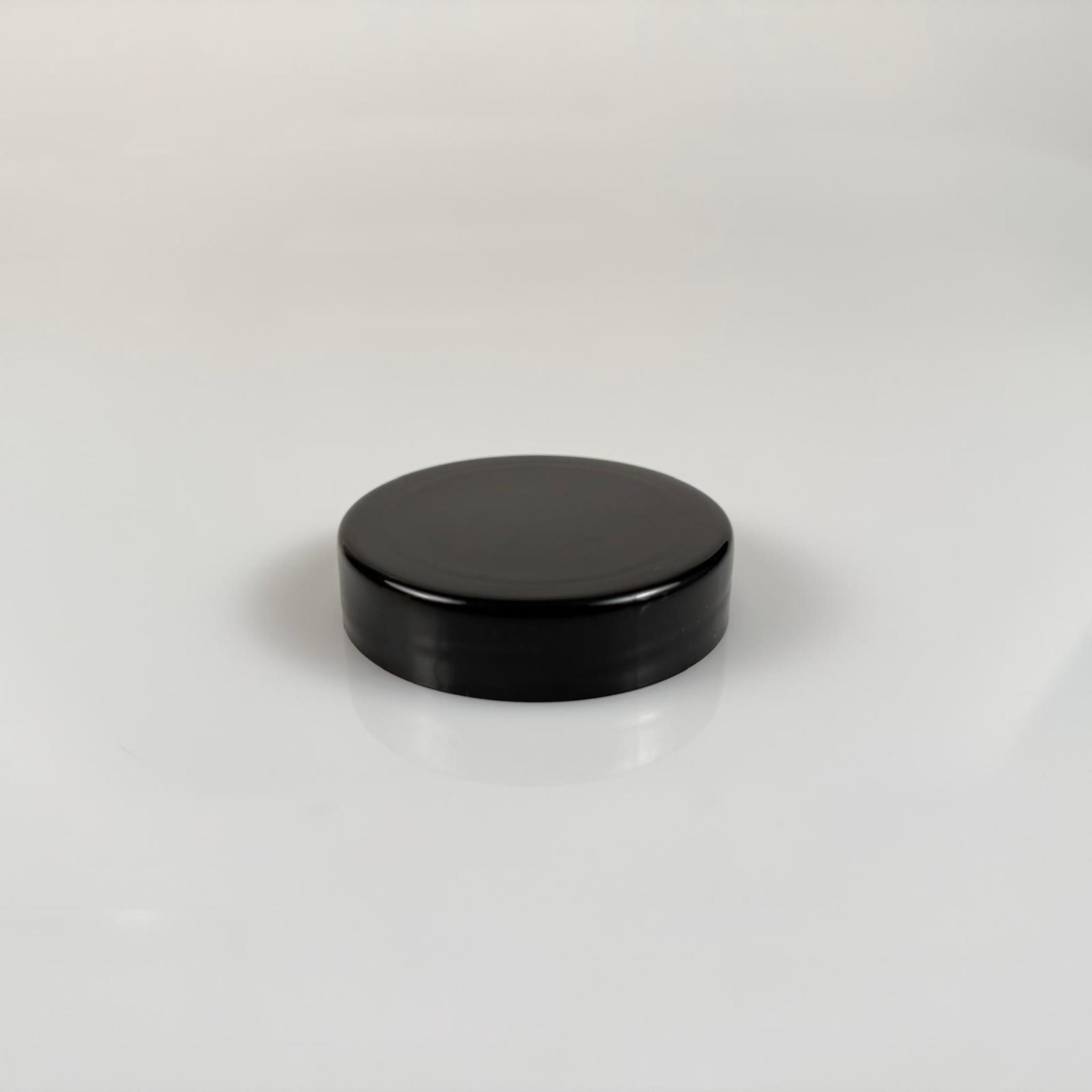 63 MM TWİST-OFF PLASTİK SİYAH KAPAK - 63 MM PLASTİK KAPAK