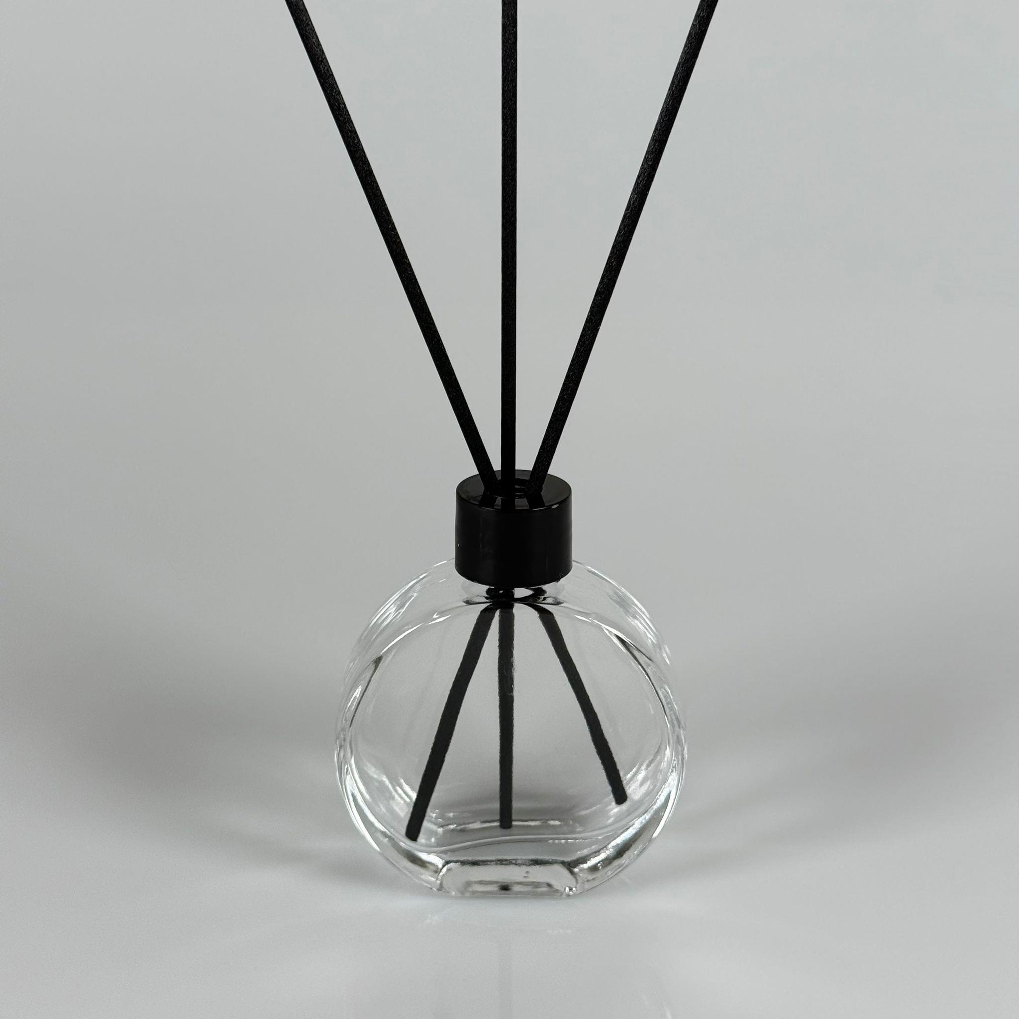 70 CC YUVARLAK OVAL YASSI BAMBU CAM BAMBU ODA KOKUSU ŞİŞESİ - 70 ML ÇUBUKLU KÖŞELİ BAMBU ODA KOKUSU ŞİŞESİ - DİFÜZÖR ŞİŞE- CAM ŞİŞE + SİYAH PLASTİK KAPAK + TIPA + 3 ADET FİBER SİYAH BAMBU ÇUBUK - YENİ MODEL