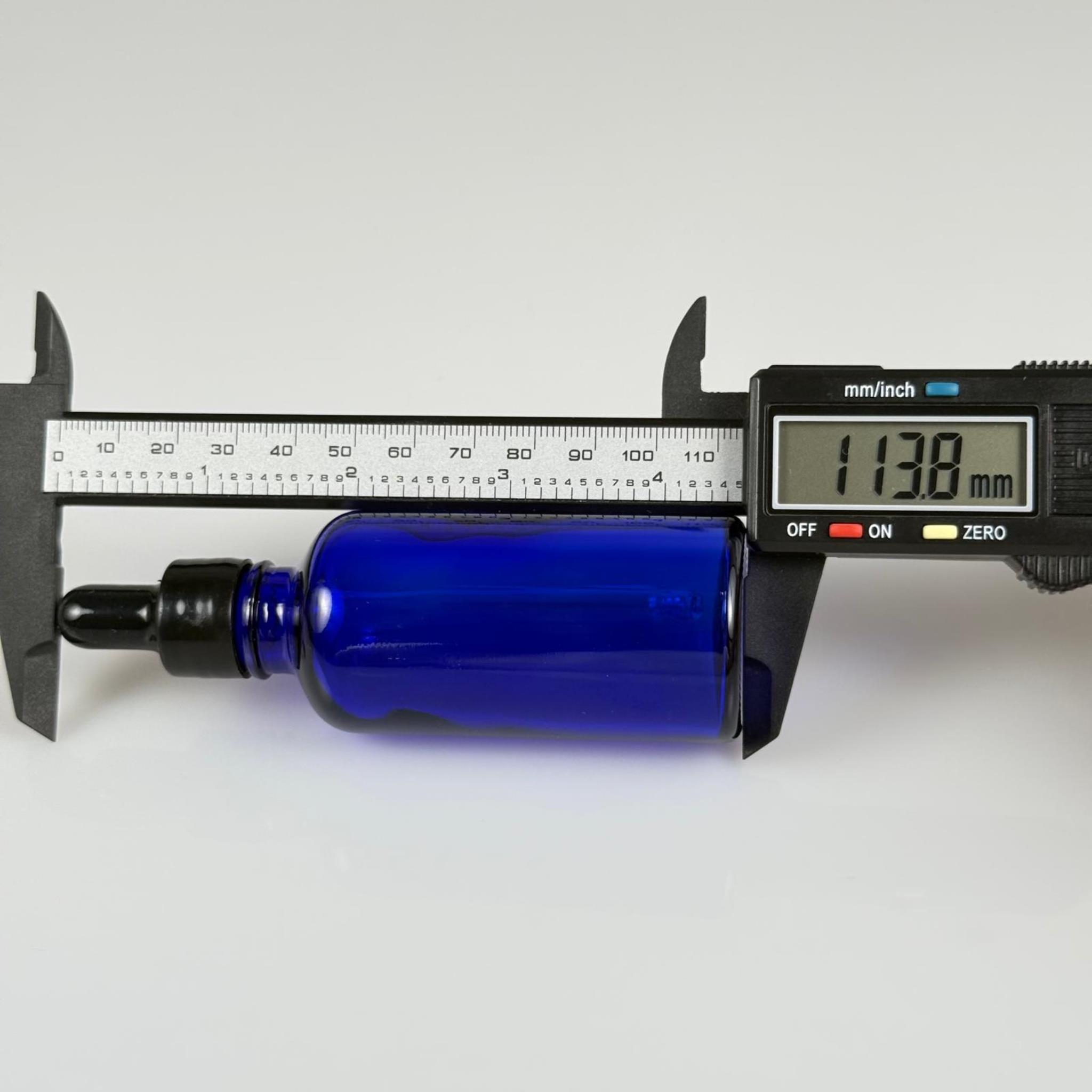 50 CC MAVİ CAM DAMLALIKLI ŞİŞE - SİYAH EMZİK + SİYAH DÜZ KAPAK + CAM PİPET TAKIM - 50 ML DAMLALIKLI ŞİŞE SETİ