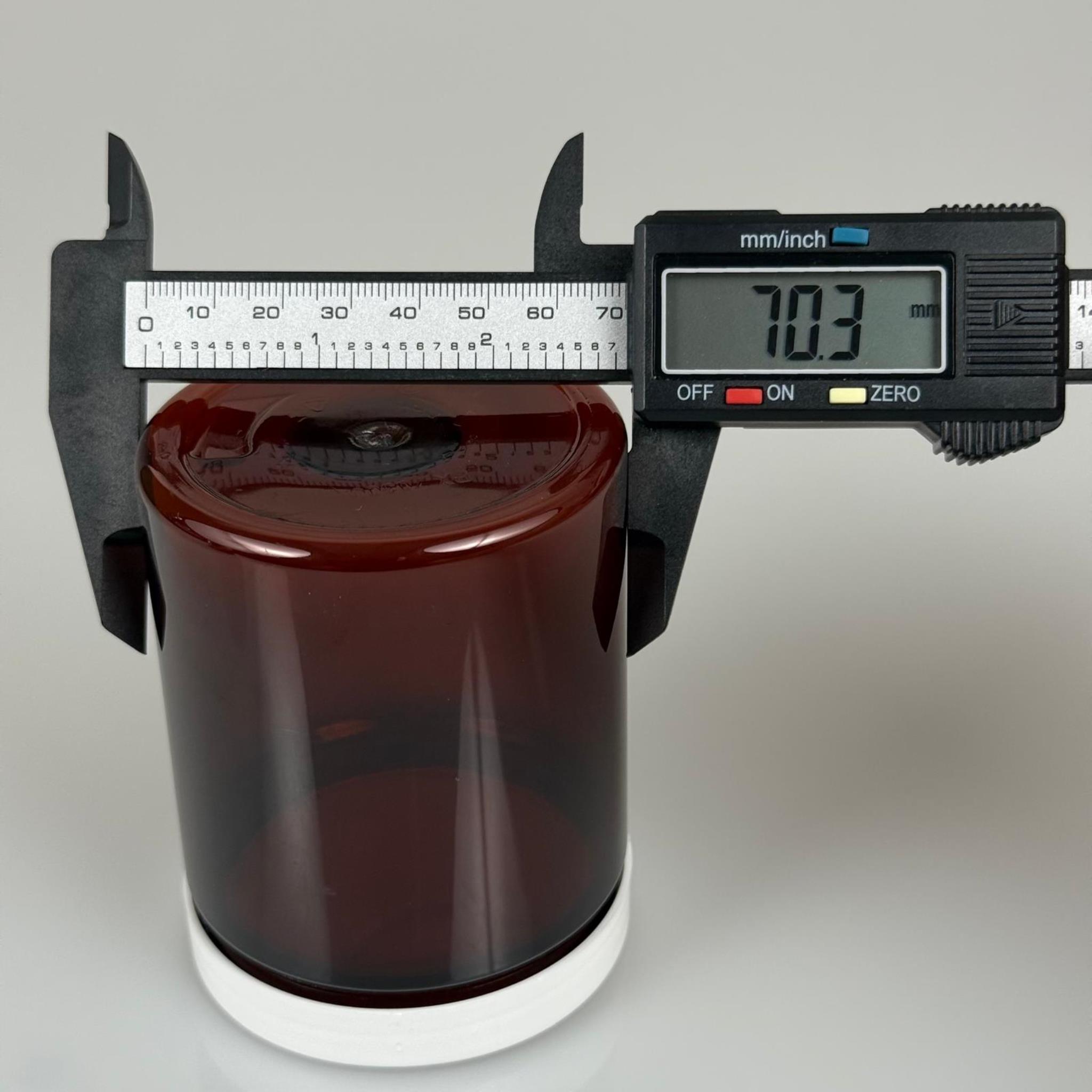 300 ML SERT PET KAVANOZ + BEYAZ PLASTİK KAPAK + İÇ TIPA - 300 CC KALIN AMBER PLASTİK KAVANOZ BEYAZ PLASTİK KAPAKLI İÇ TIPALI TAKIM - KREM KAVANOZLARI