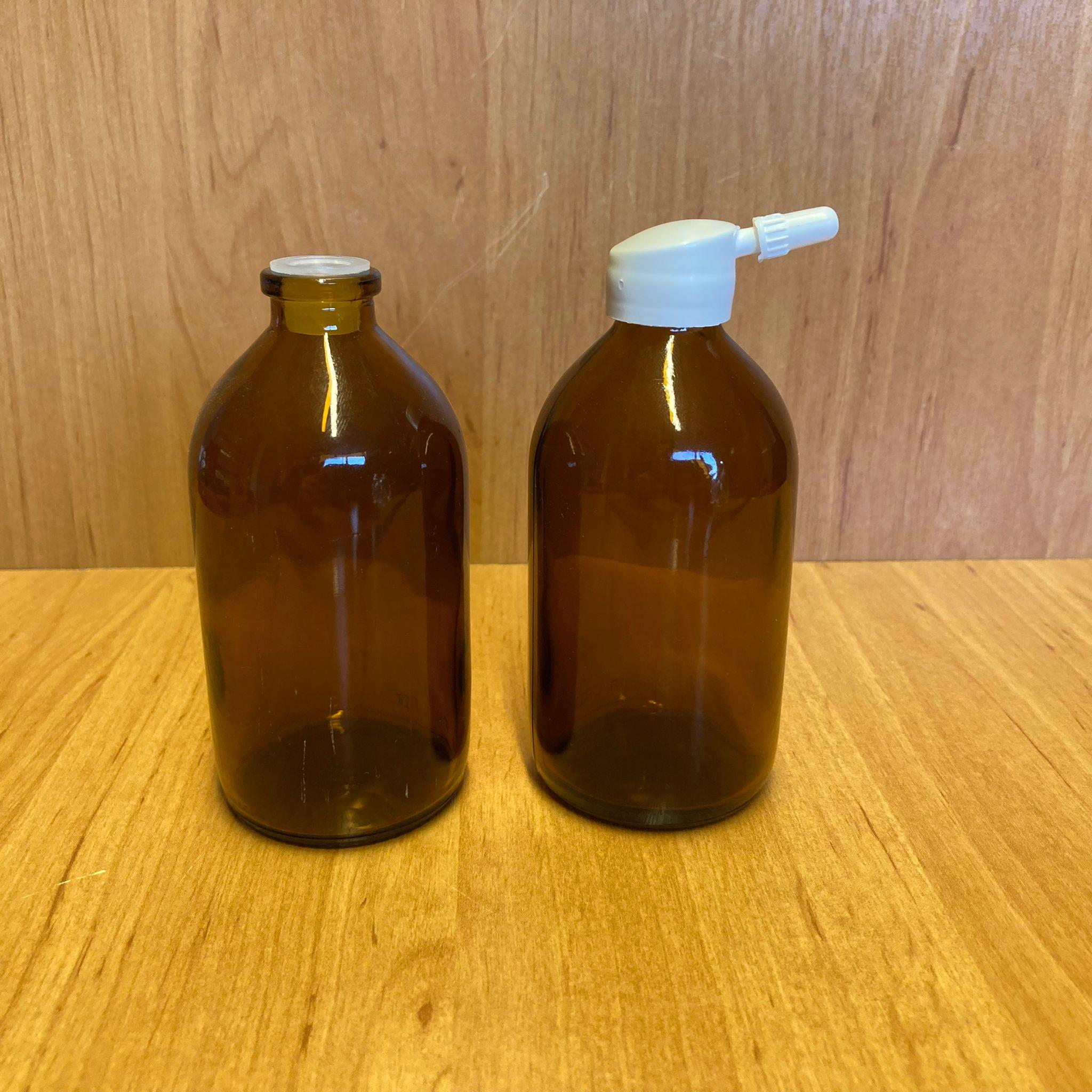 100 CC AMBER FLAKON PENİSİLİN ŞİŞESİ - BEYAZ TANK DAMLALIKLI - PLASTİK TIPALI - 100 ML DAMLALIKLI KAHVERENGİ CAM ŞİŞE