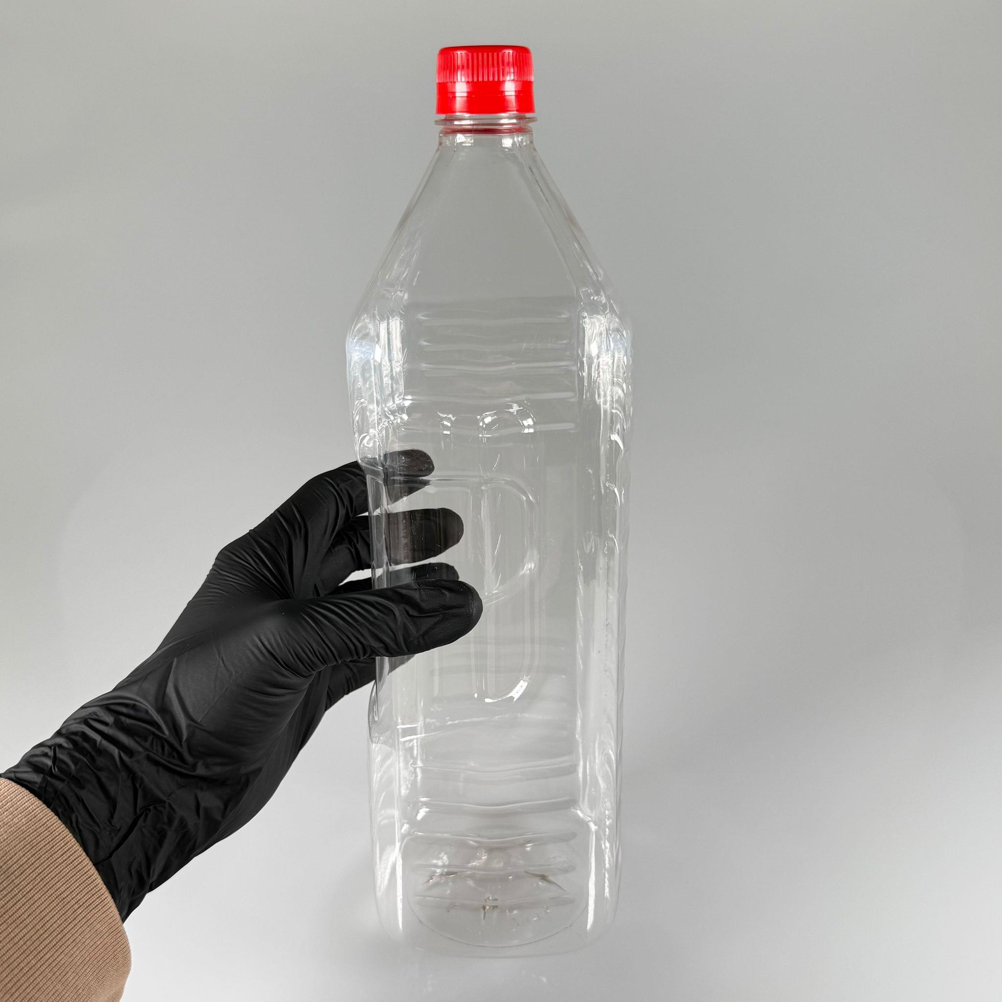 2000 CC KÖŞELİ PET ŞİŞE - KIRMIZI KİLİTLİ KAPAKLI 2 LİTRE KARE PLASTİK ŞİŞE - ZEYTİNYAĞ ŞİŞESİ