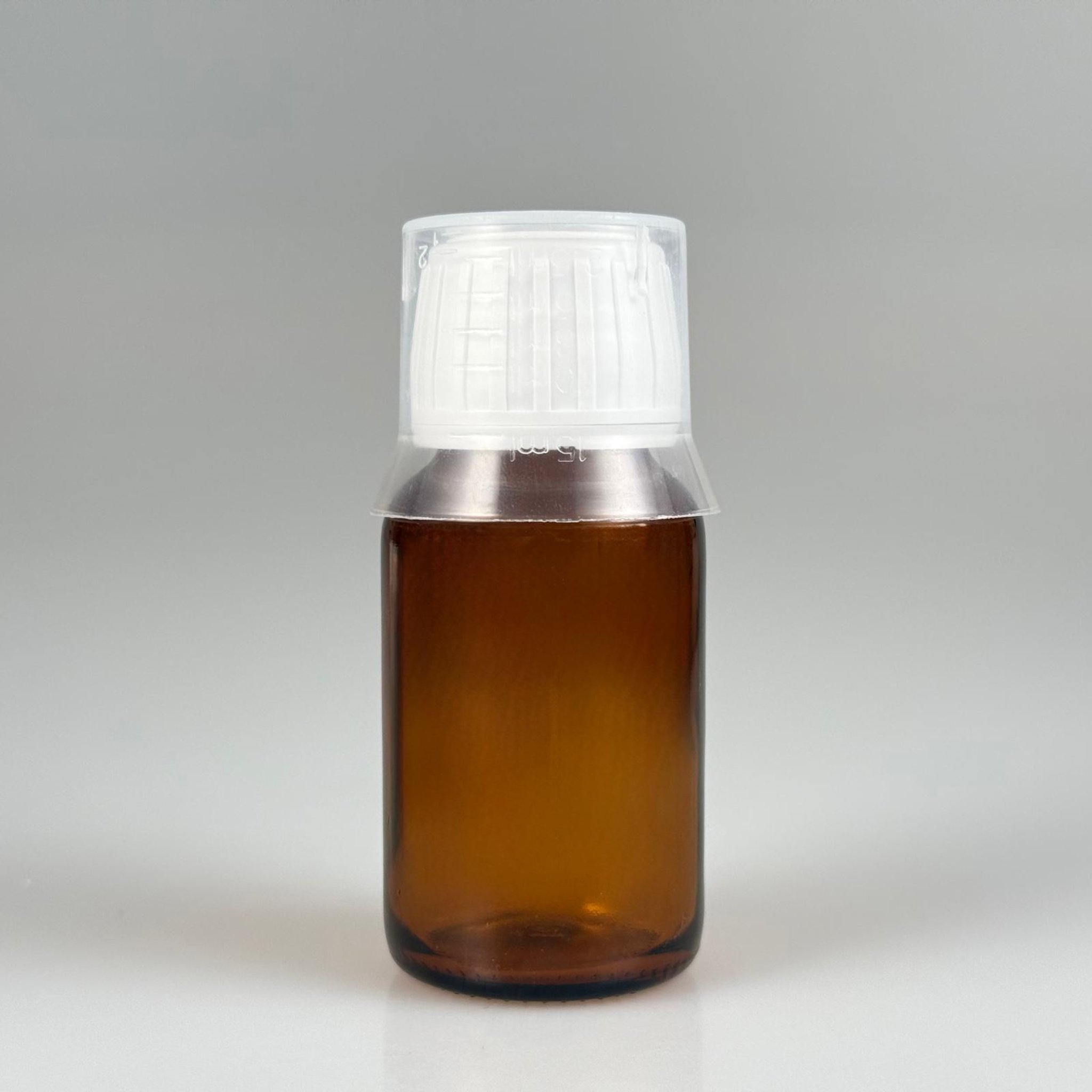 30 CC AMBER CAM ŞİŞE + BEYAZ KİLİTLİ KAPAK + 15 ML ÖLÇEK TAKIM - 30 ML KAHVERENGİ BOŞ ŞURUP ŞİŞESİ (AĞIZ ÇAPI 25 MM) - 30 ML ECZA ŞİŞESİ