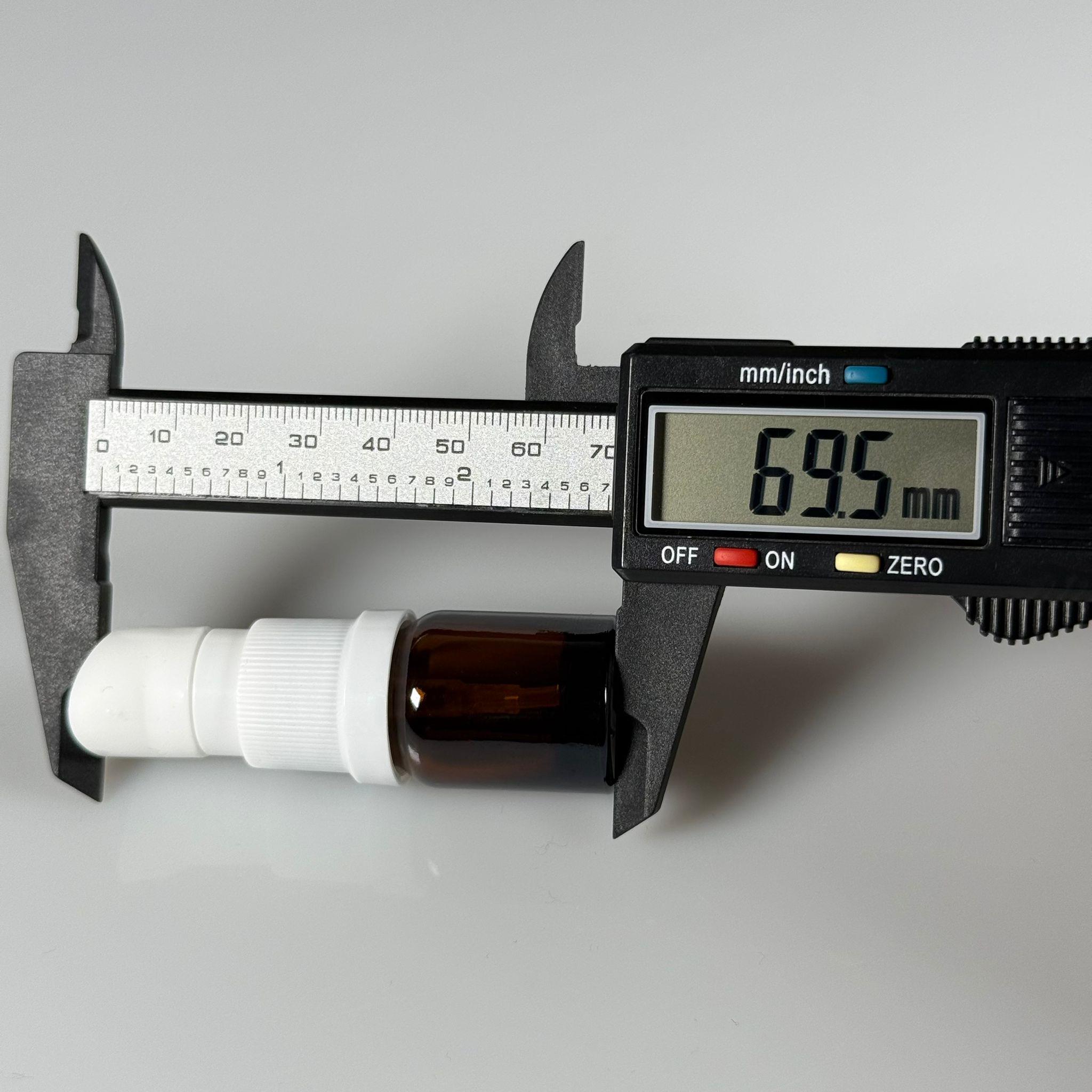 3 CC AMBER CAM ŞİŞE - SIZDIRMAZ ETEKLİ BEYAZ LOSYON POMPALI TAKIM - 3 ML LOSYON ŞİŞESİ - YAĞ, KREM GİBİ YOĞUN KIVAMLI SIVILAR İÇİN CAM AMBALAJ