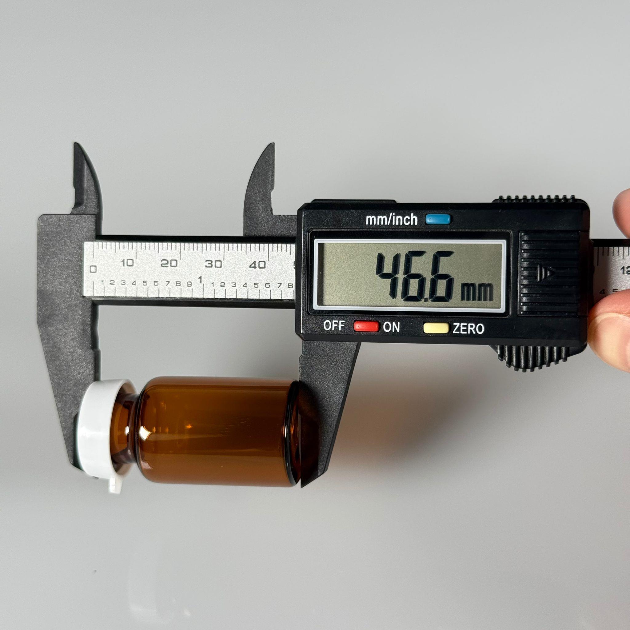 12 ML SIZDIRMAZ KAPAKLI AMBER KAHVERENGİ CAM ŞİŞE - 12 CC BEYAZ GEÇME KAPAKLI CAM ŞİŞE (ELLE KAPANIR)