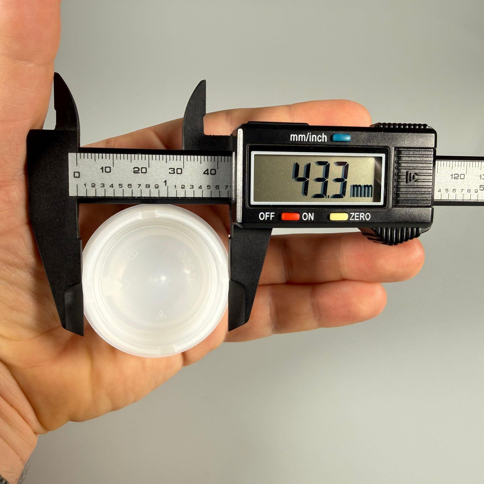 42 MM BEYAZ TENEKE KAPAK - (42 MM DELME ÇAPI OLAN TENEKELER İÇİN VİDALI TENEKE KAPAĞI) VUP / SK43 BERİCAP