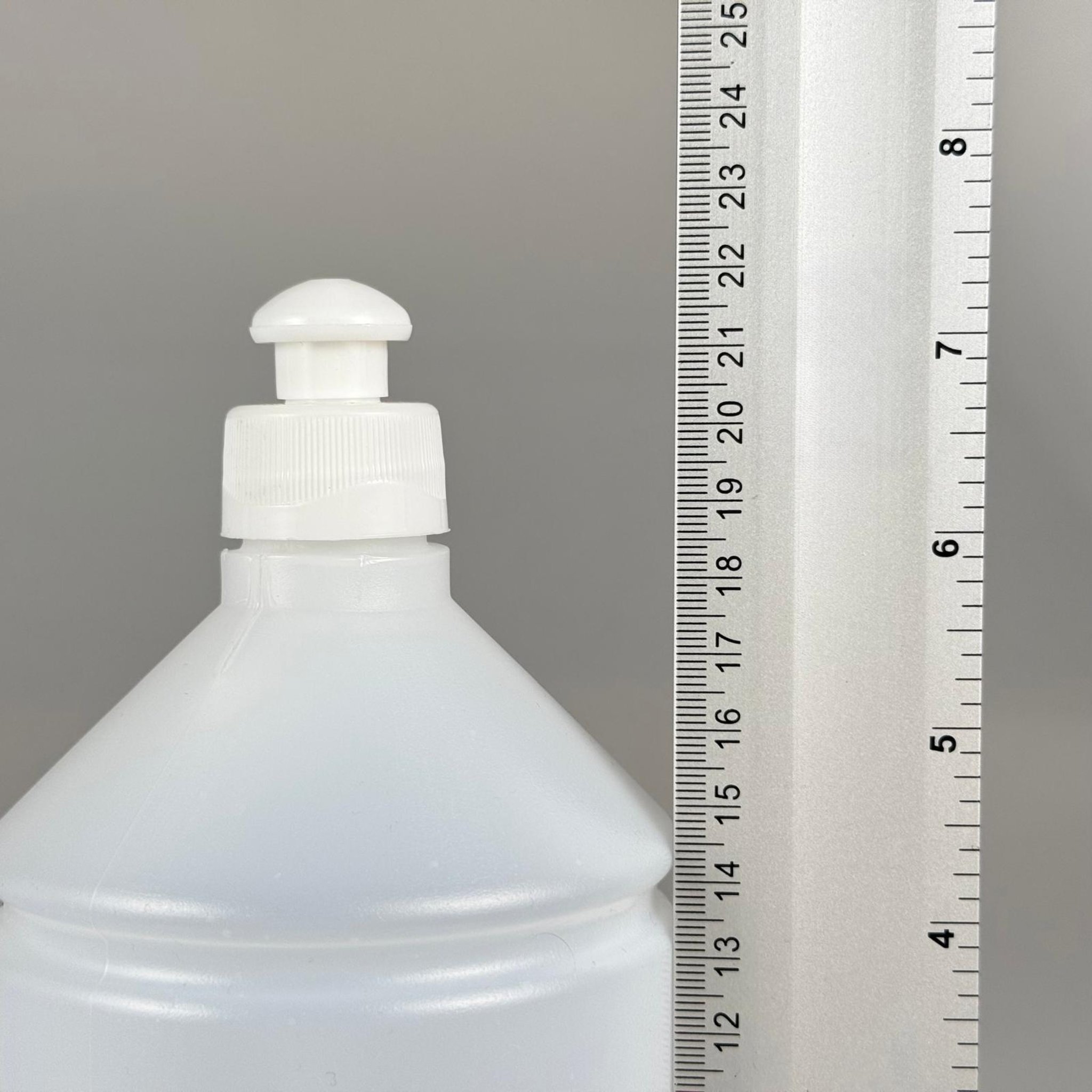1000 CC TİNER ŞİŞESİ - BEYAZ PUSH PULL KAPAKLI - 1000 ML KİMYASALA DAYANIKLI PLASTİK ŞİŞE - 1 LT POLİETİLEN ŞİŞE
