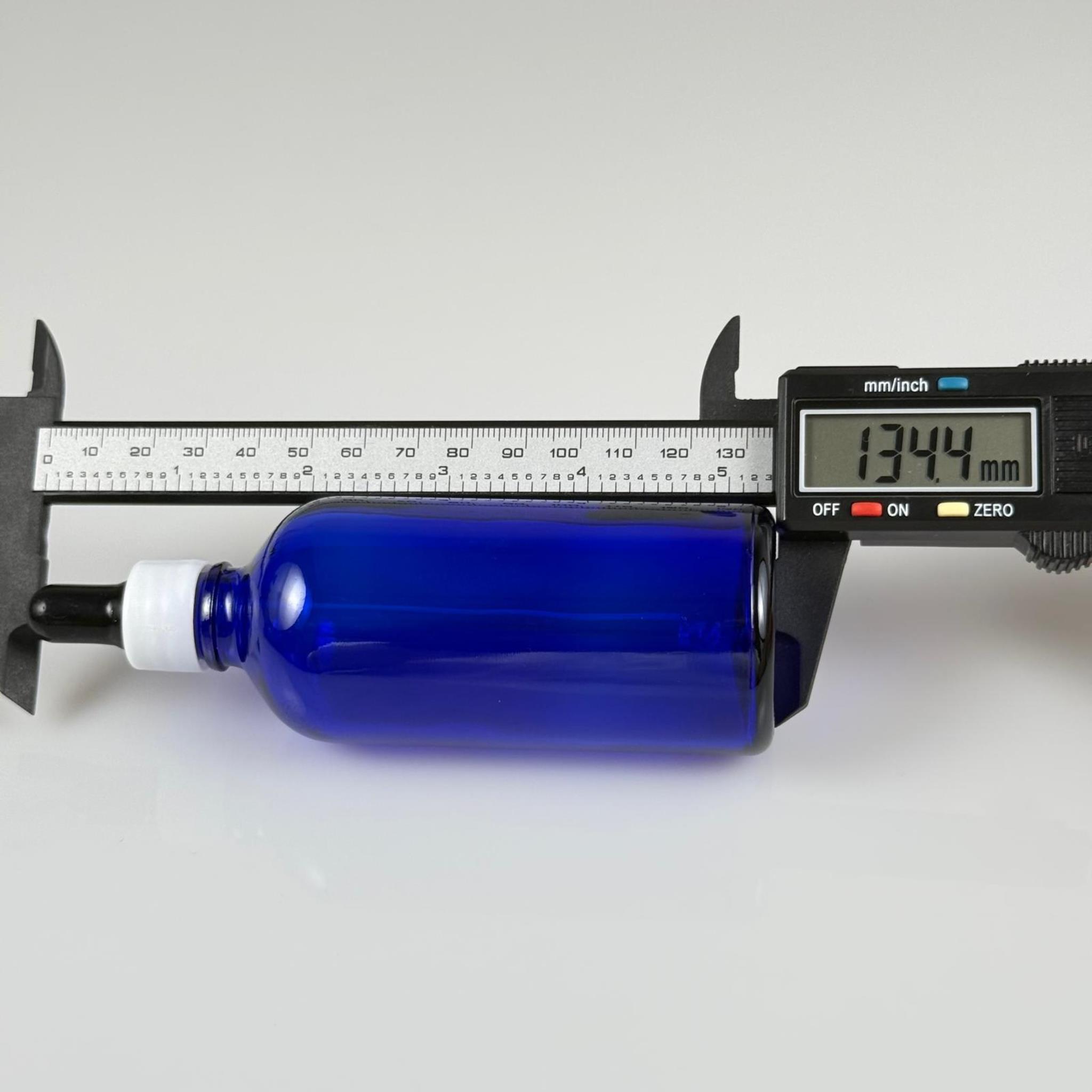 100 CC MAVİ CAM DAMLALIKLI ŞİŞE - SİYAH EMZİK + BEYAZ DÜZ KAPAK + CAM PİPET TAKIM - 100 ML DAMLALIKLI ŞİŞE SETİ