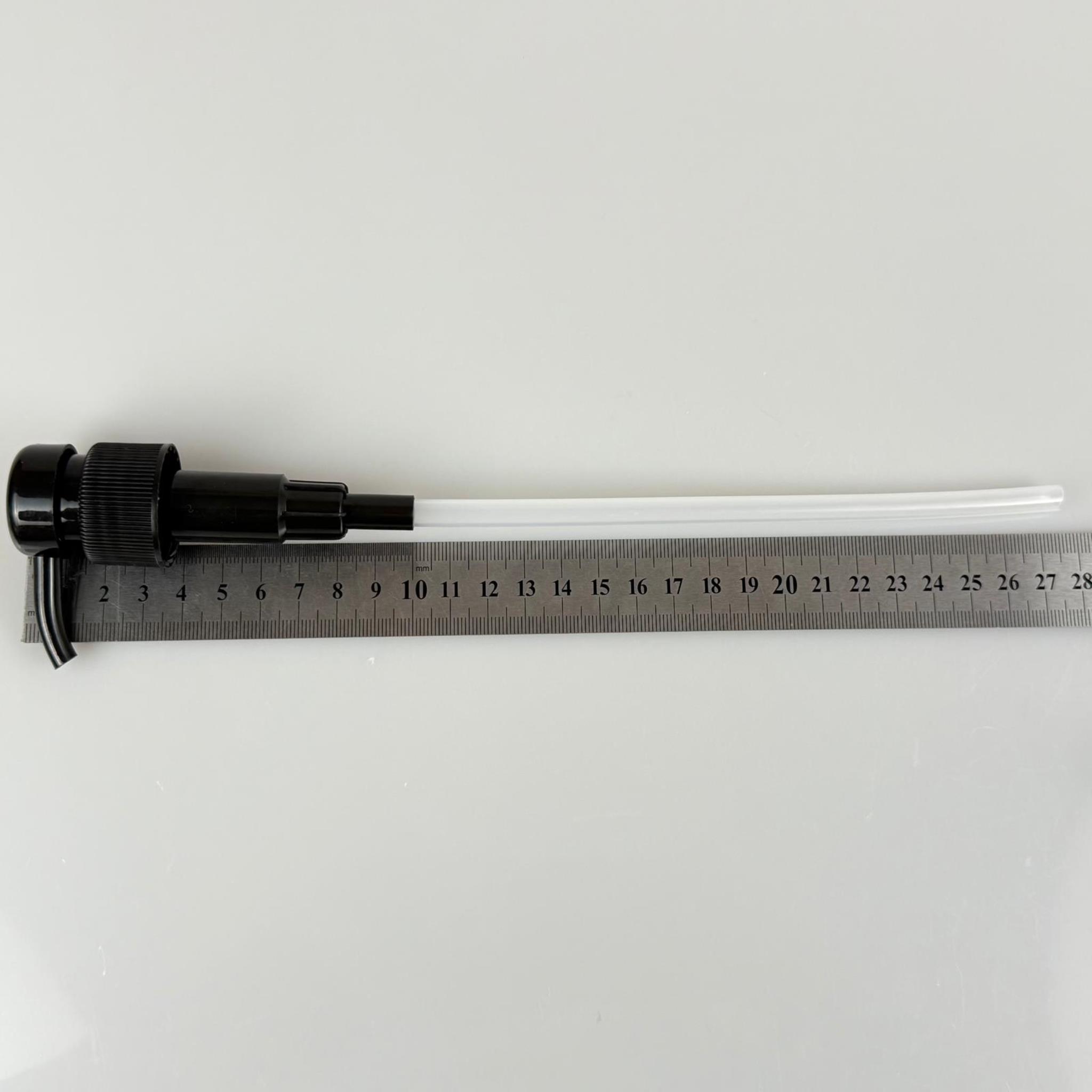 28 MM POMPA KREM VE LOSYON POMPASI SİYAH - DOZAJLI ŞAMPUAN POMPASI - 4 CC DOZAJ POMPA