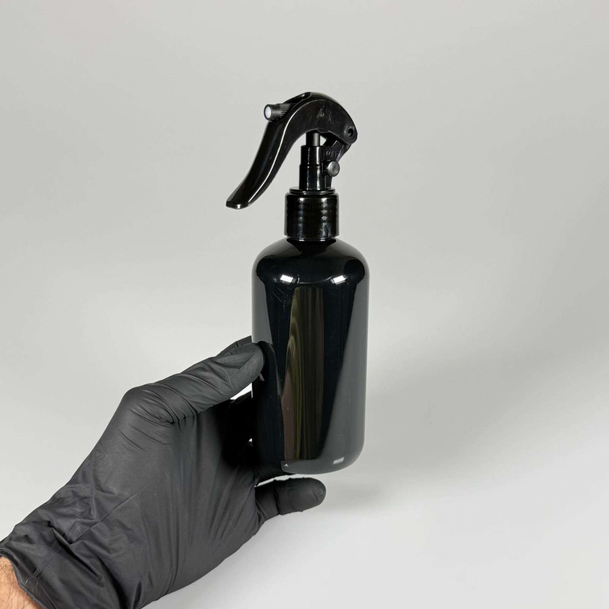 250 CC SİYAH ŞİŞE -TRİGER TETİK SPREYLİ - 250 ML SPREYLİ PLASTİK ŞİŞE - ZEYNEP MODEL PET ŞİŞE