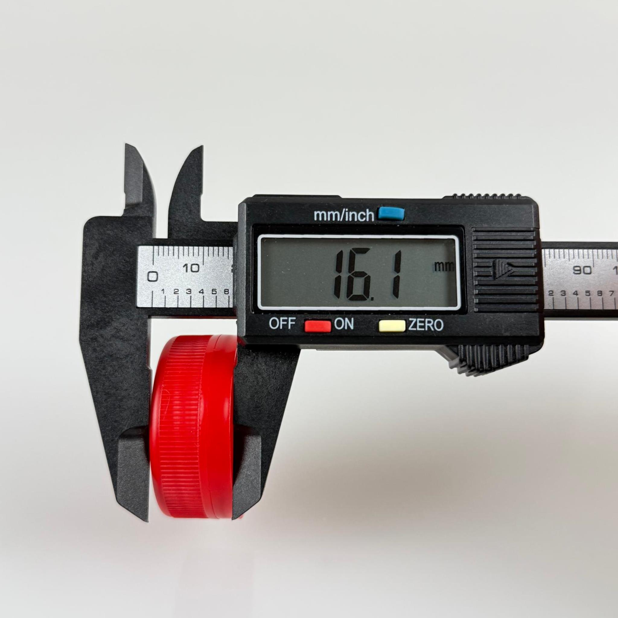 BERİCAP PLASTİK KAPAK SK 38 16-2 S2 MK KIRMIZI 0812 (PLV) - 38 MM