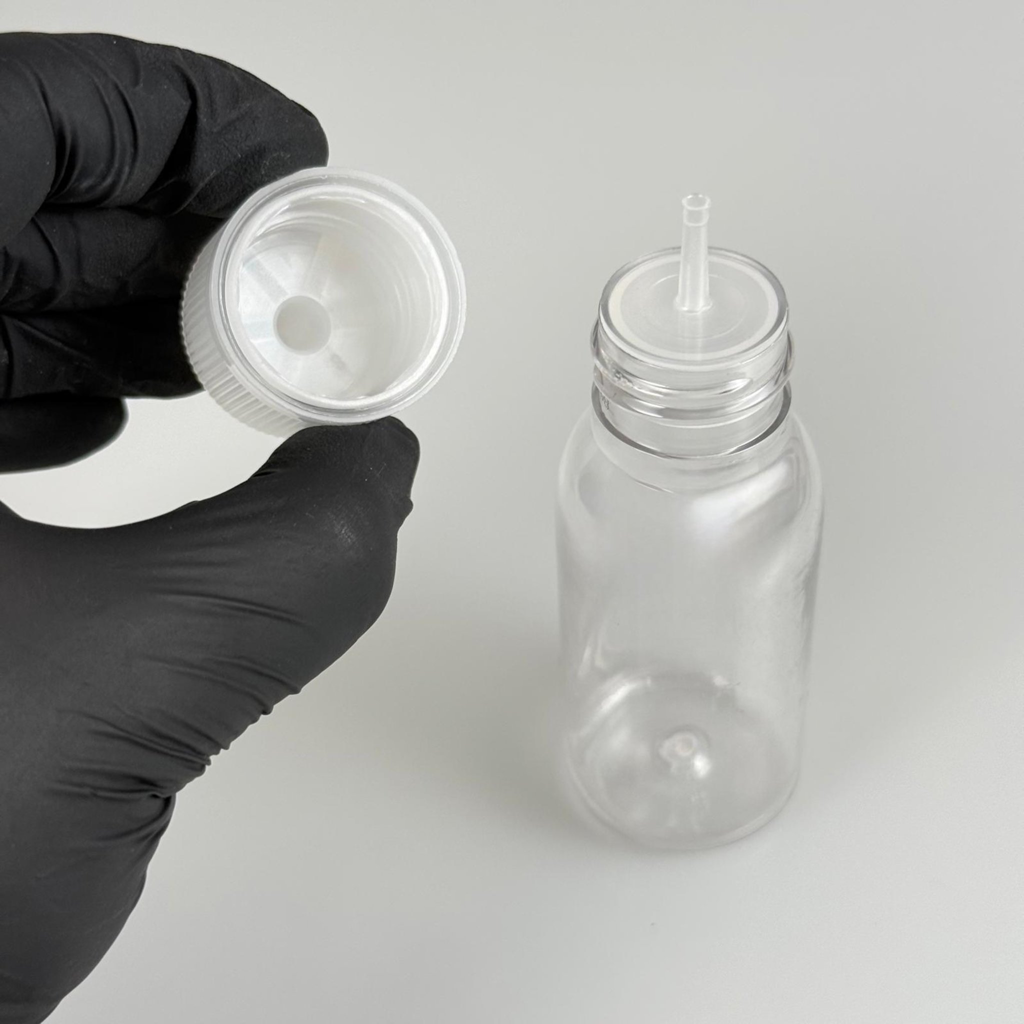 50 CC SERT GORİLLA ŞİŞE - ŞEFFAF - 50 ML LİKİT ŞİŞESİ - MÜREKKEP ŞİŞESİ - ÇOCUK KİLİT KAPAKLI  - AKITICI TIPALI - İĞNE UÇLU DAMLALIKLI ŞİŞE