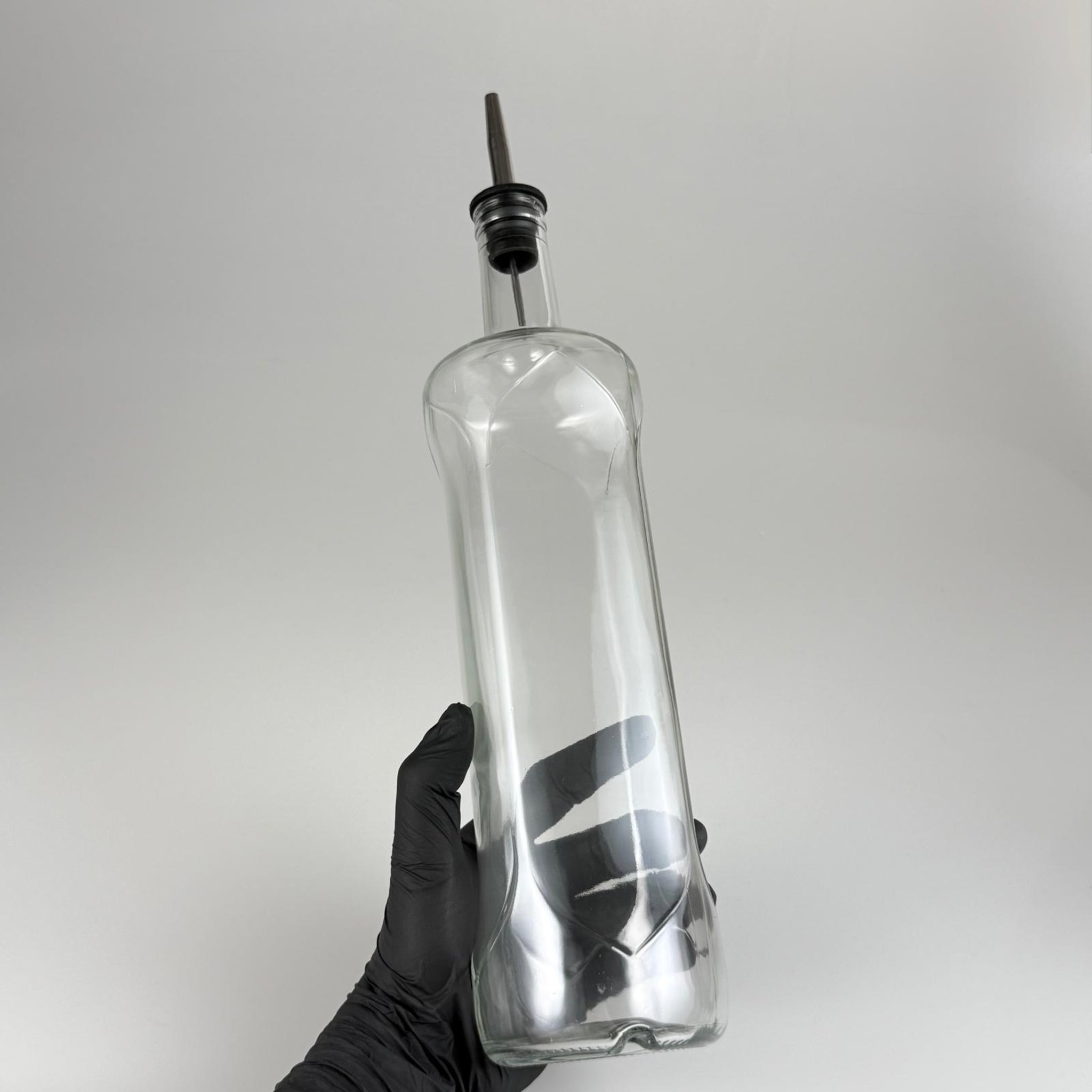 1000 CC DESENLİ DORİKA ŞEFFAF CAM ŞİŞE + ÇELİK AKITICILI TAKIM - 1000 ML MANTAR TIPALI ÇAKMA AĞIZ  CAM ŞİŞE