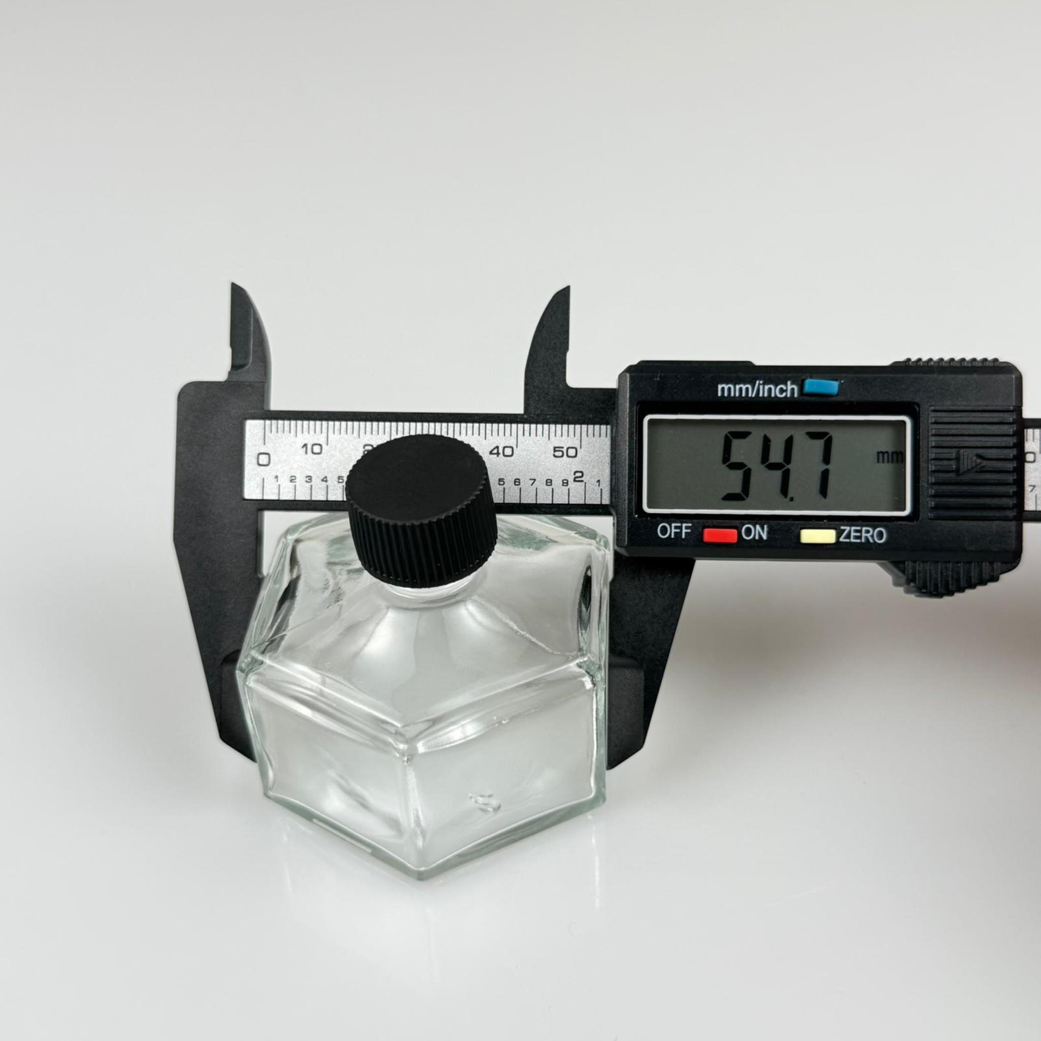 50 CC BASIK ALTIGEN CAM ŞİŞE - SİYAH PLASTİK KAPAKLI - 50 ML PRESTİJLİ ŞİŞE