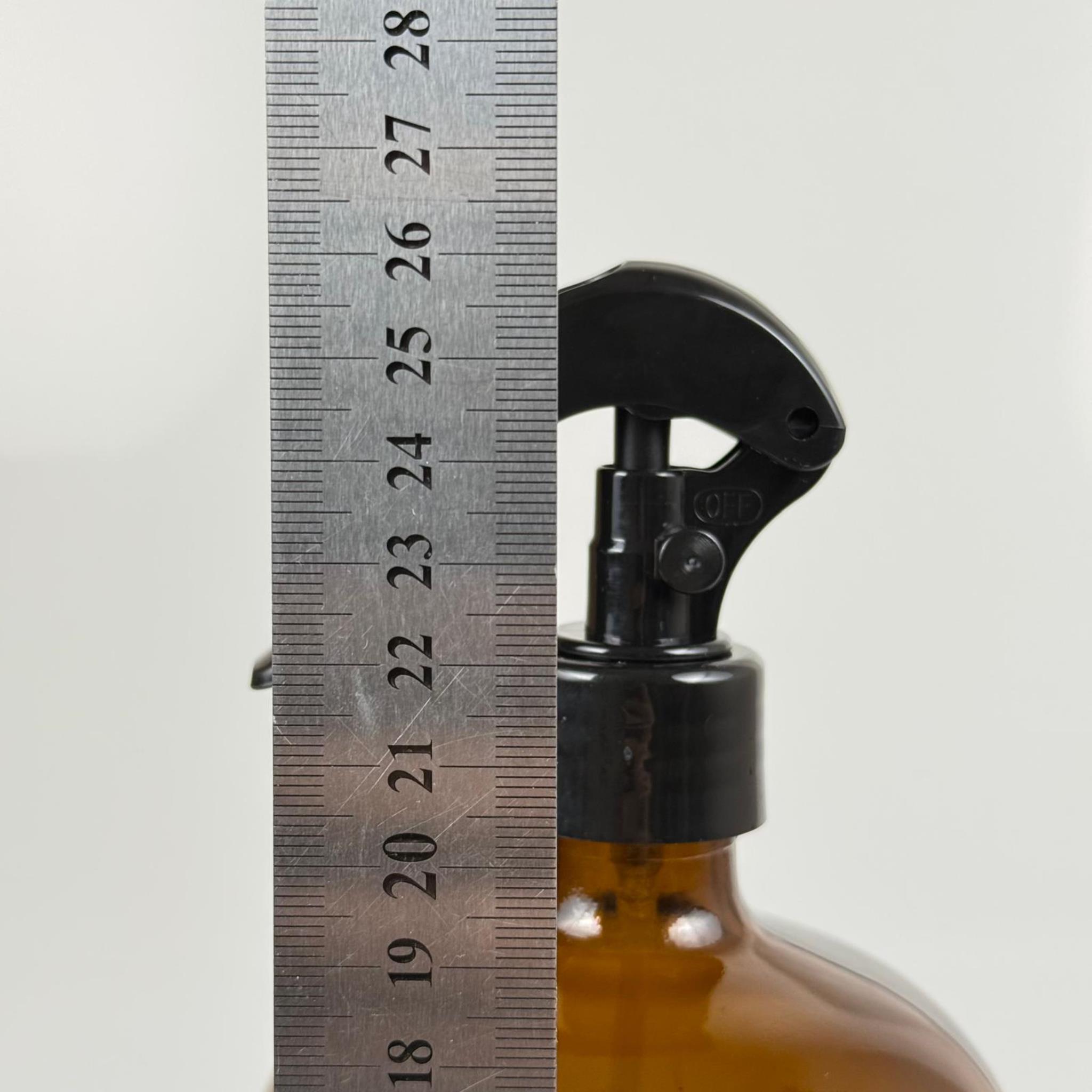 1 LT KAHVERENGİ ECZA ŞİŞESİ - SİYAH TRİGER (DUMAN PÜSKÜRTÜR) SPREYLİ - 1000 CC AMBER KÜT BOYUNLU CAM İLAÇ ŞİŞESİ - BOŞ ŞURUP ŞİŞELERİ