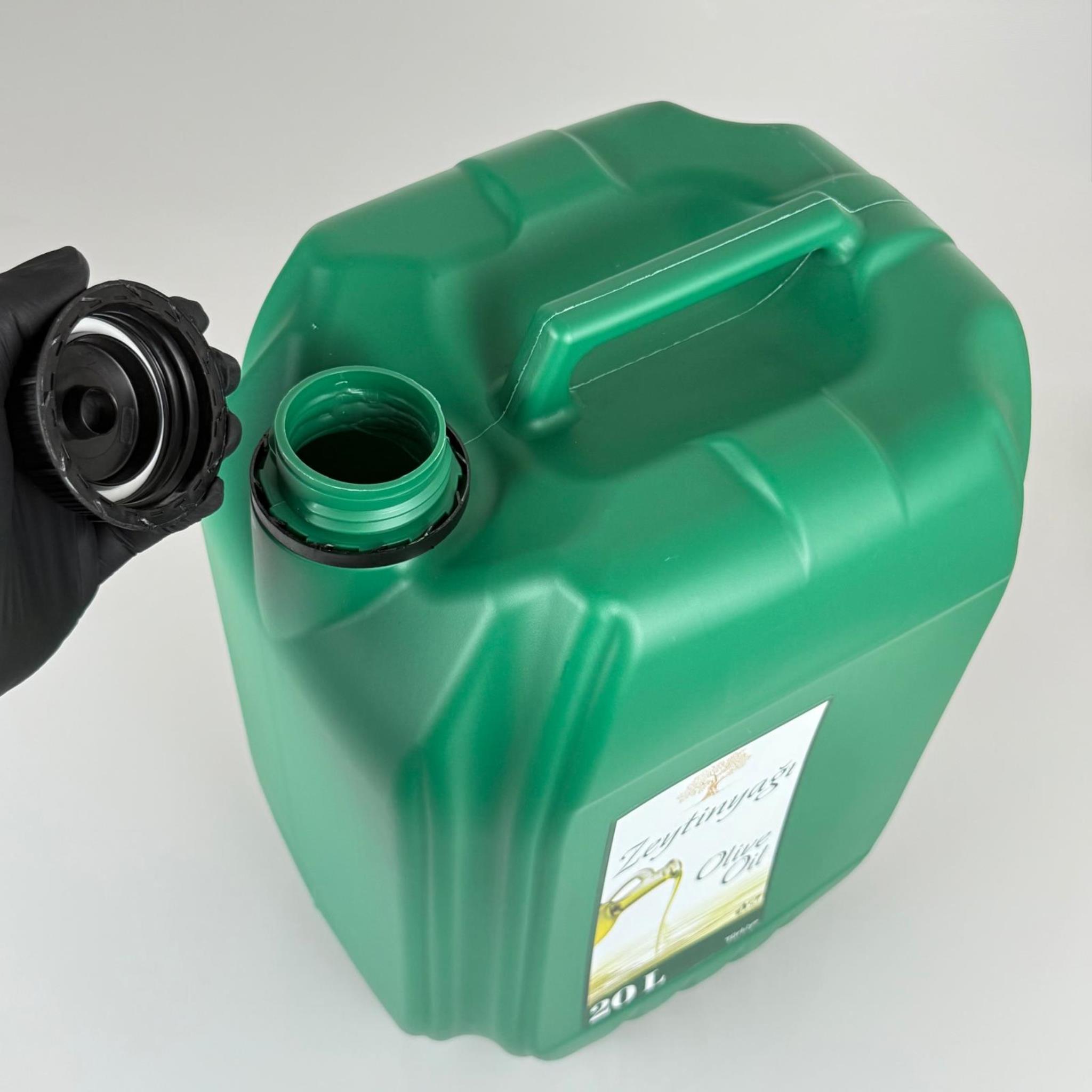 20 LİTRE GIDAYA UYGUN ÇANTA  BİDON - CONTALI KİLİTLİ KAPAKLI - 20 LT ZEYTİNYAĞ BİDONU (KİMYASALA UYGUN)