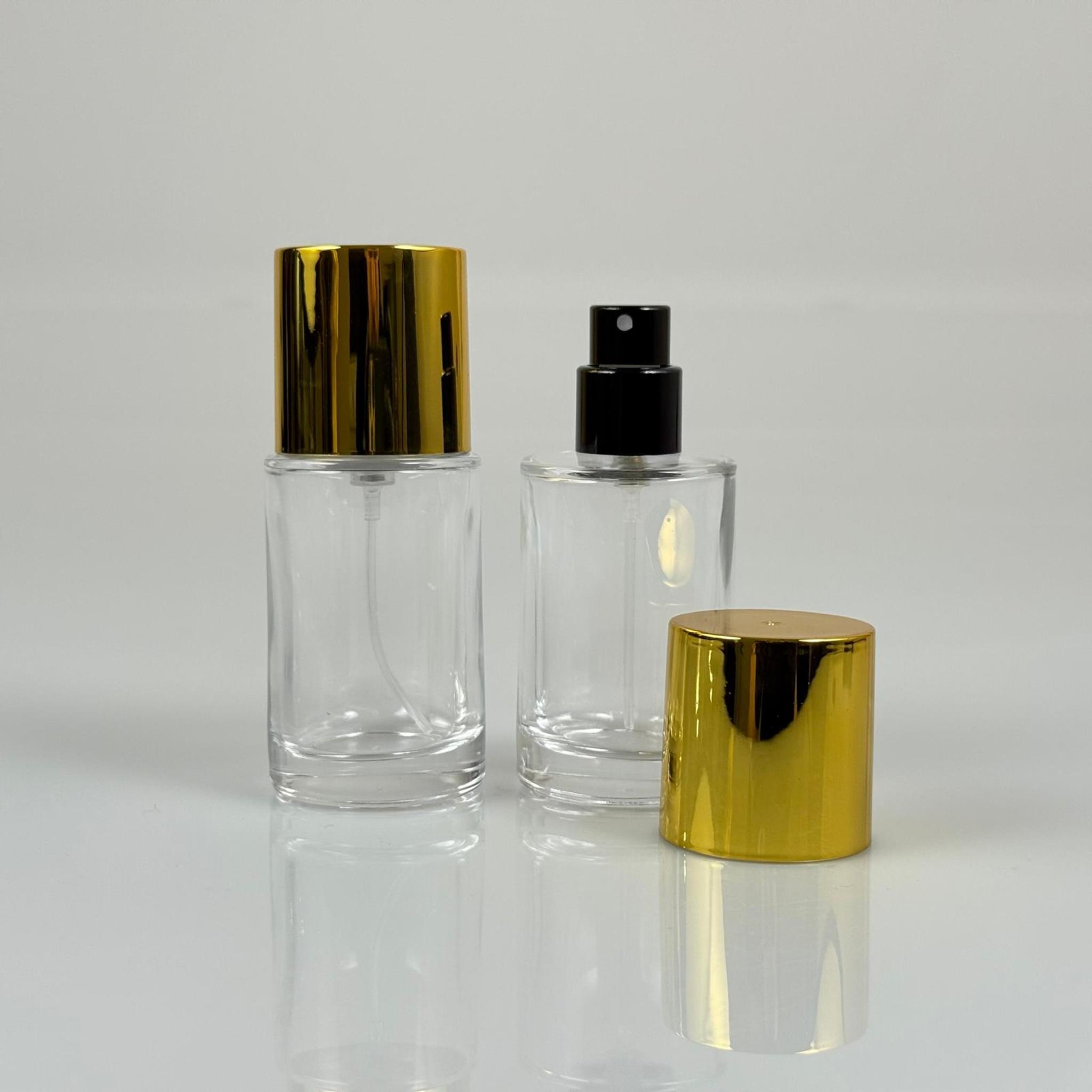 30 ML SİLİNDİR MODEL SAVAGE PARFÜM ŞİŞESİ - SİYAH METAL SPREYLİ + GOLD GENİŞ KAPAKLI (AĞIZ 15 MM GEÇME KOLAY KAPAMA)