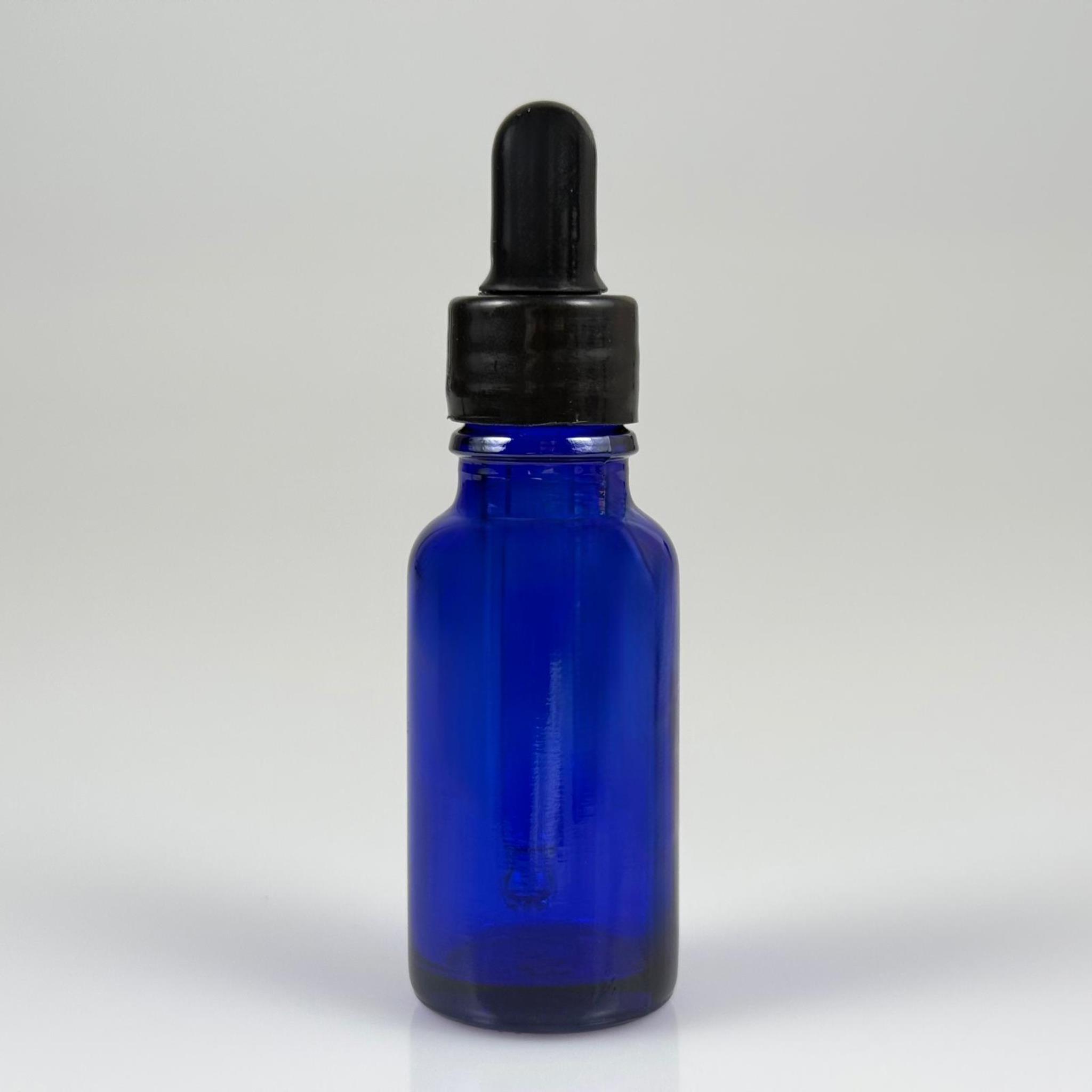 20 CC MAVİ CAM DAMLALIKLI ŞİŞE - SİYAH EMZİK + SİYAH DÜZ KAPAK + CAM PİPET TAKIM - 20 ML DAMLALIKLI ŞİŞE SETİ