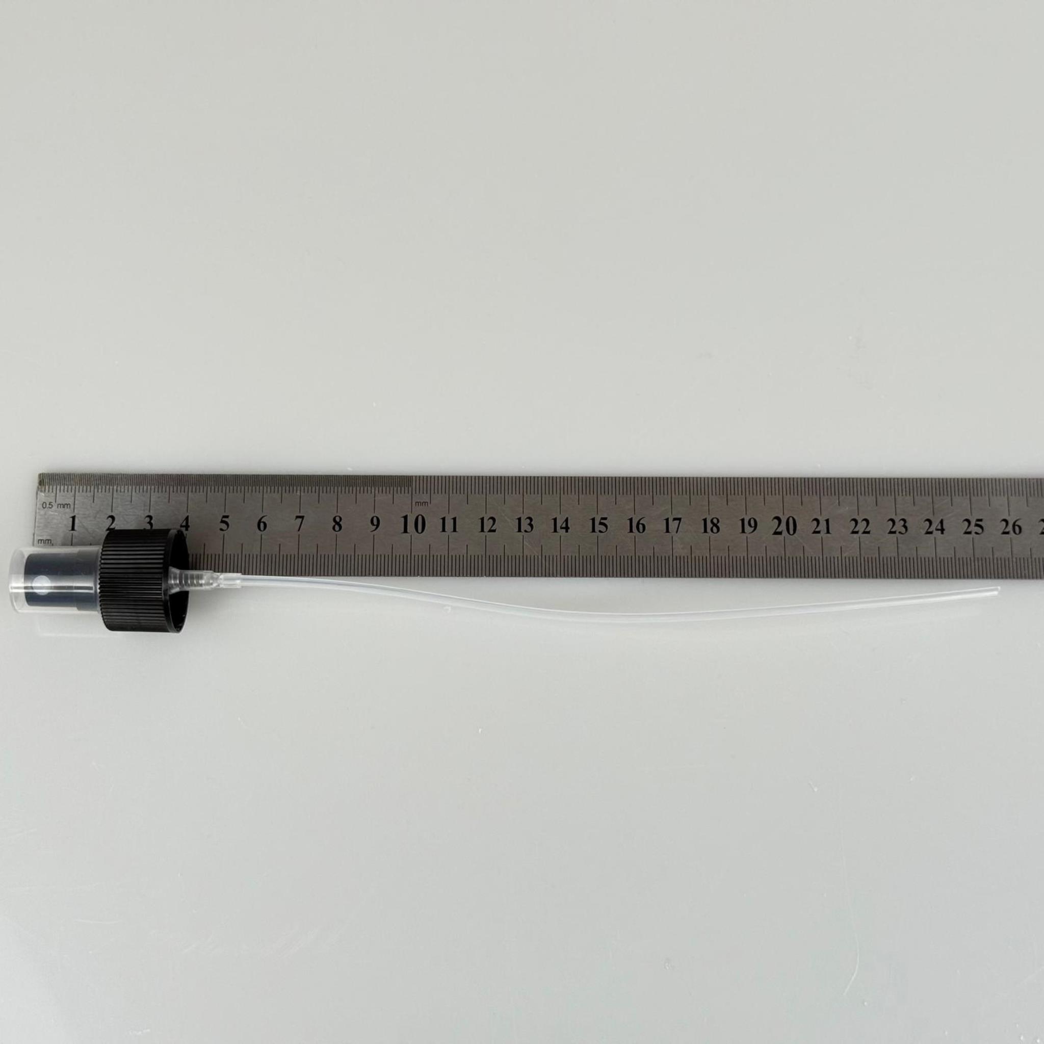 24 MM SPREY PARMAK SPREY SİYAH RENK - 24 MM VALF - ŞEFFAF KAPAKLI