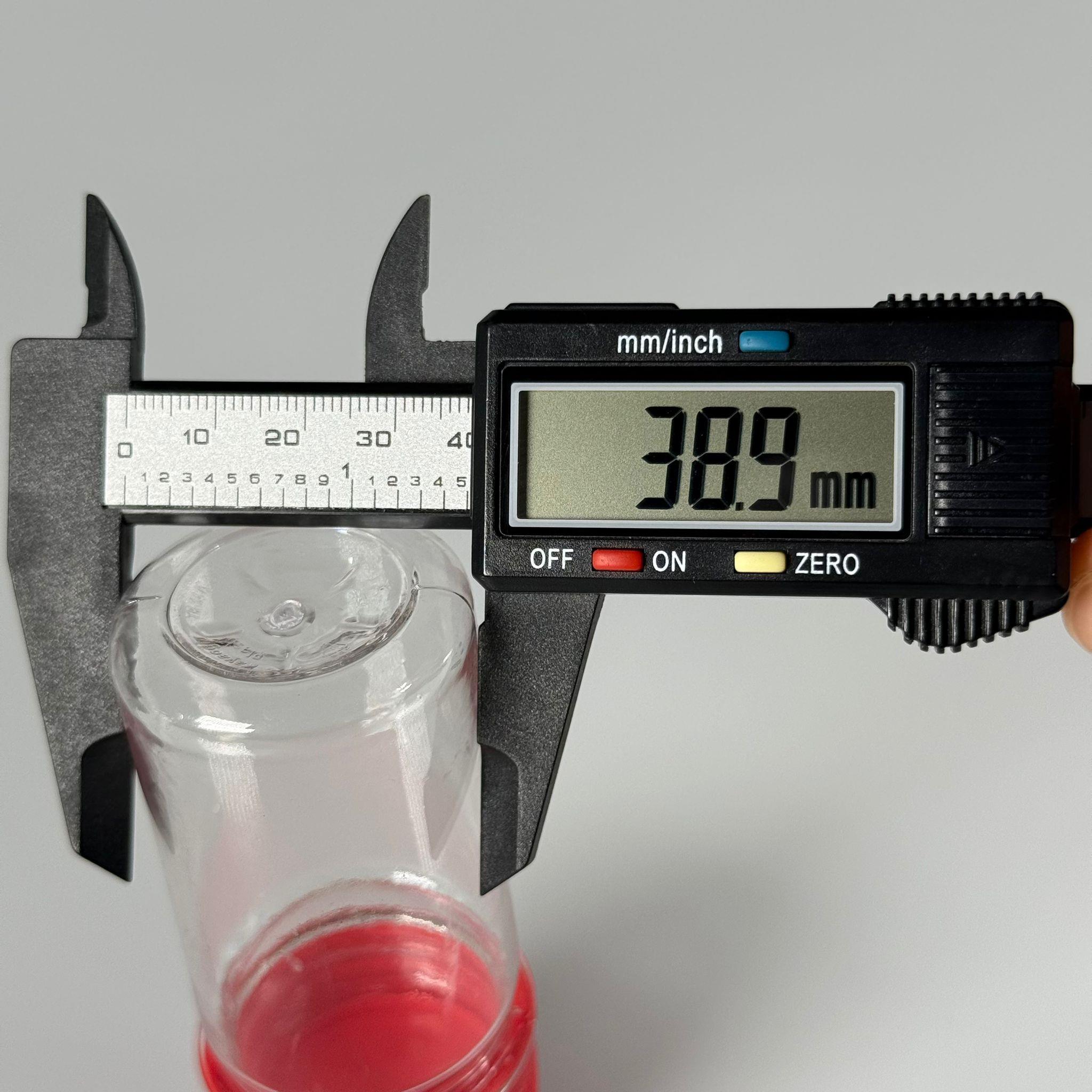 60 CC SİLİNDİR PET ŞİŞE (15,6 GR) - 38 MM GENİŞ AĞIZLI KİLİTLİ KIRMIZI KAPAKLI - 60 ML PLASTİK NUMUNE BOŞ ŞİŞELER