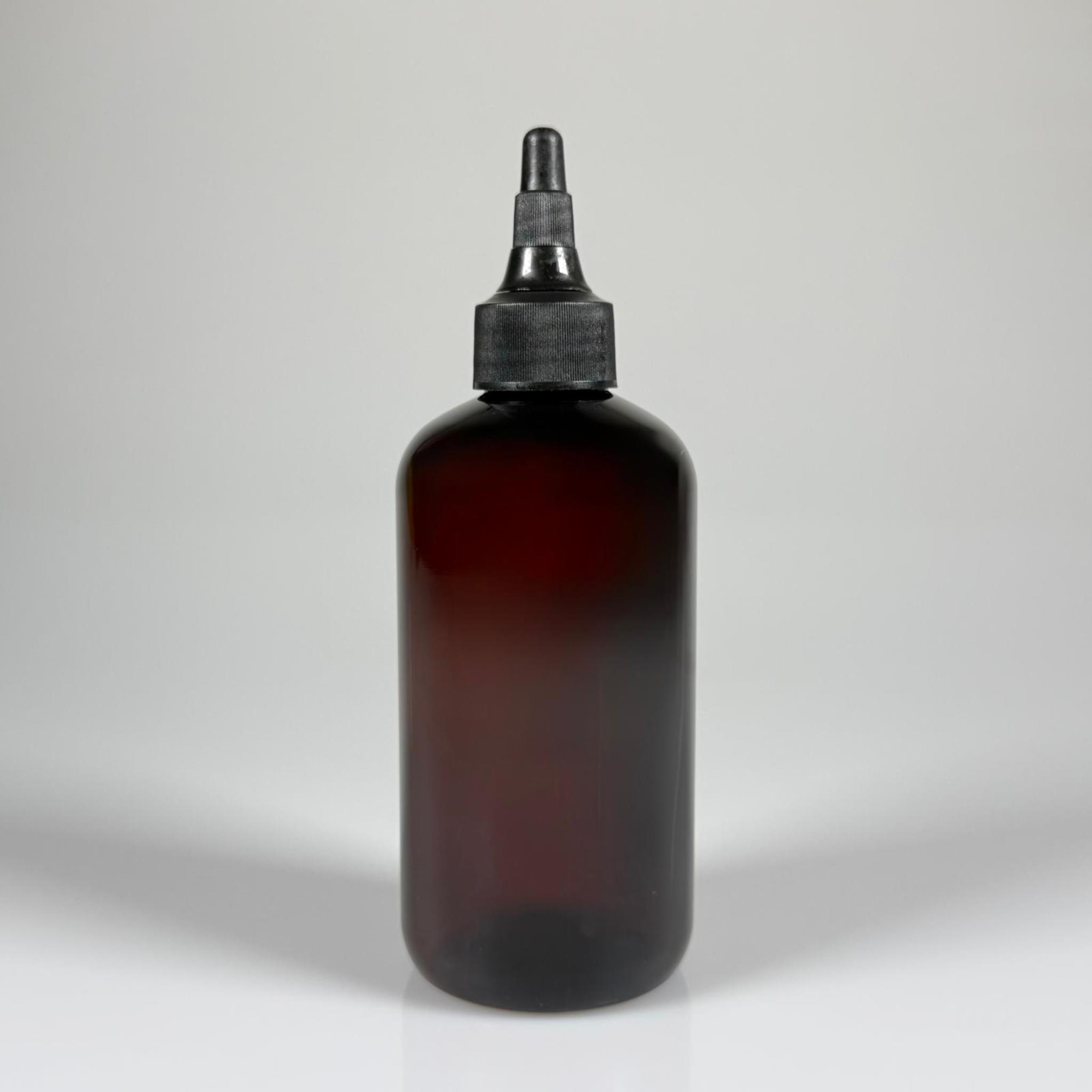 250 CC AMBER ŞİŞE - SİYAH ASANSÖR AKITICI KAPAKLI - 250 ML AKITICILI PLASTİK ŞİŞE - ZEYNEP MODEL PET ŞİŞE